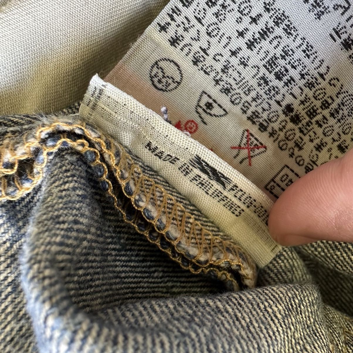 Japanese Brand Vintage Levi’s 501 Distressed Faded Denim Jean Pant W32 Size US 32 / EU 48 - 7 Thumbnail