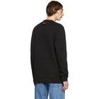 Raf Simons o1y0325 Logo Crewneck Sweatshirt in Black Size US XS / EU 42 / 0 - 4 Thumbnail