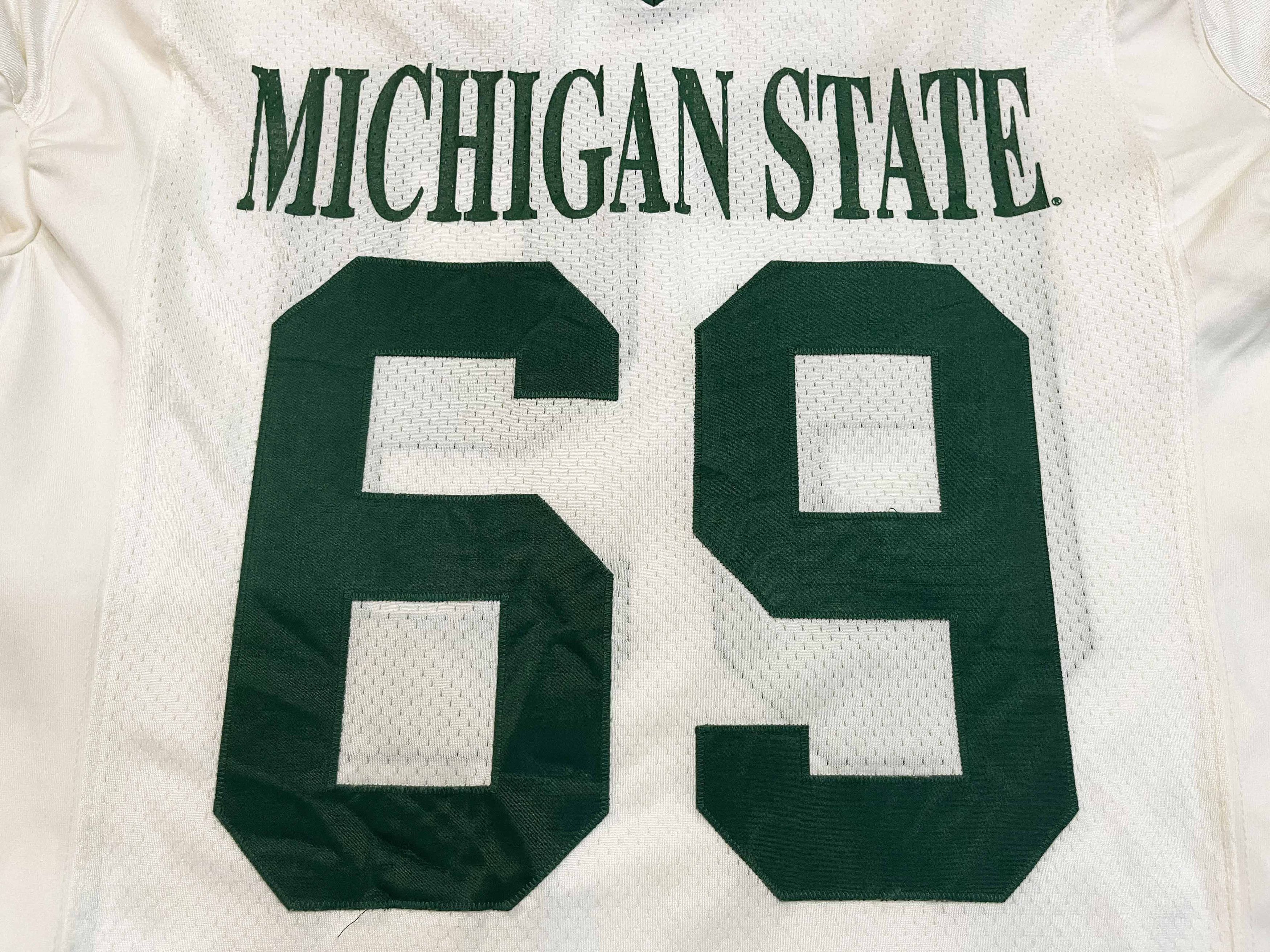Nike Nike Michigan State Spartans #69 NCAA Team Issued Jersey Size US L / EU 52-54 / 3 - 2 Thumbnail