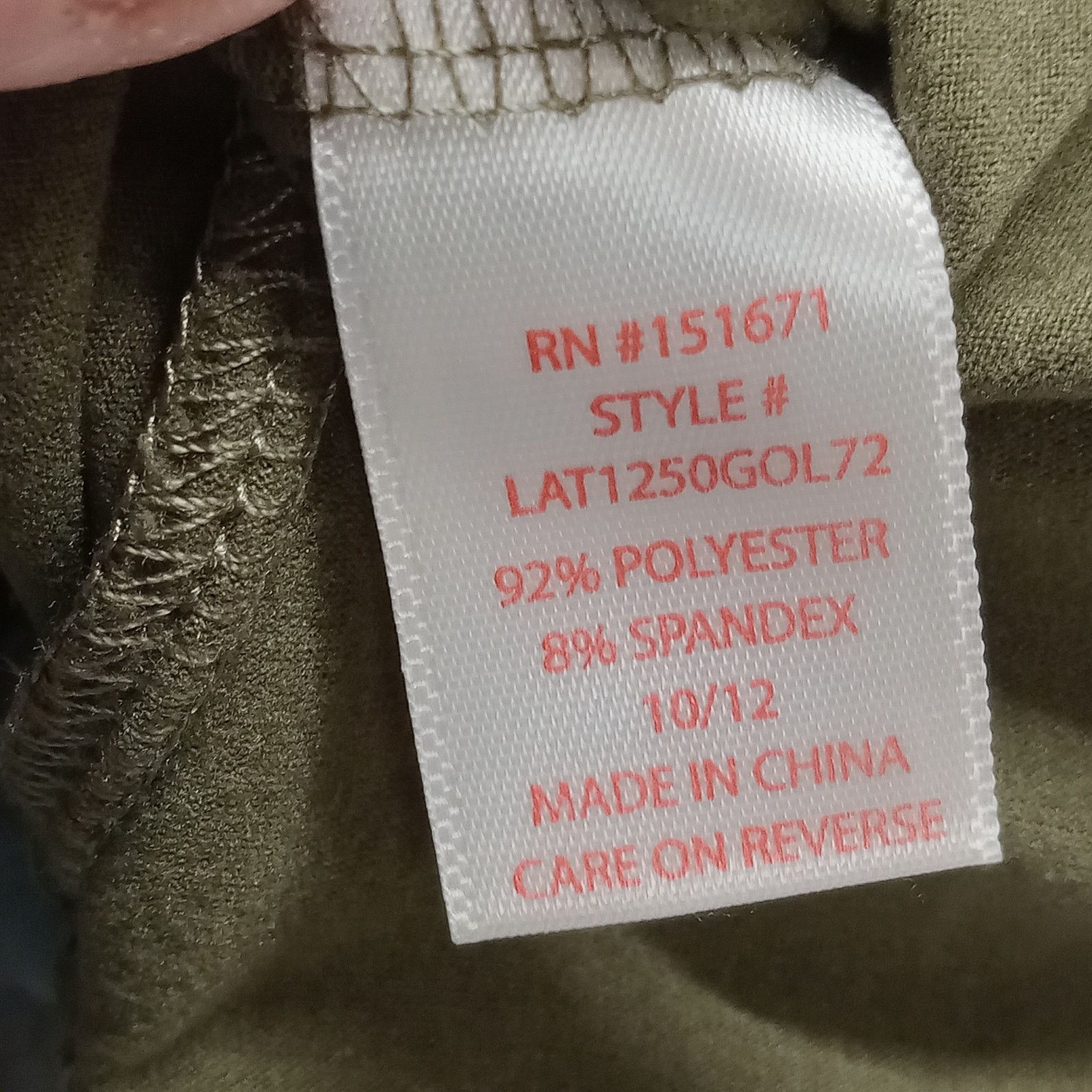 & Other Stories Lulu Luv Top Girls 10/12 Long Sleeve T Green Polyester Blend Size L / US 10 / IT 46 - 5 Thumbnail