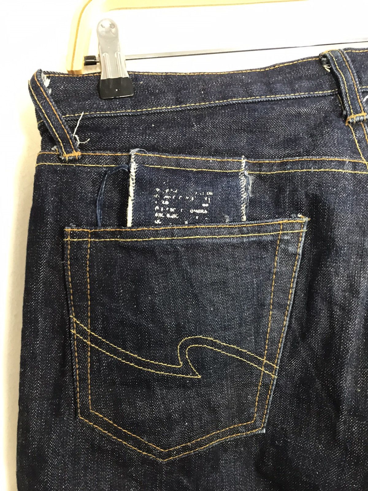 Denime Rare S.h.owin Showin Company Indigo Denim Selvedge Jeans Size US 32 / EU 48 - 7 Thumbnail