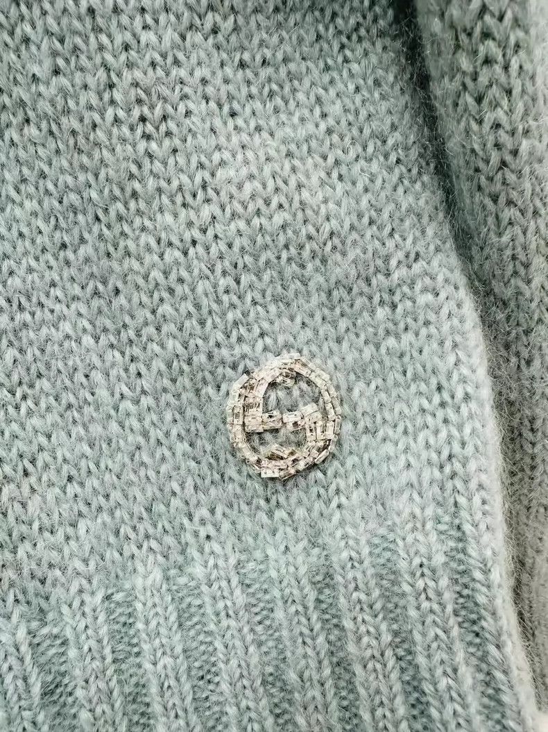 Gucci Gucci Misty Blue Knit Sweater-2506 Size US XS / EU 42 / 0 - 4 Thumbnail