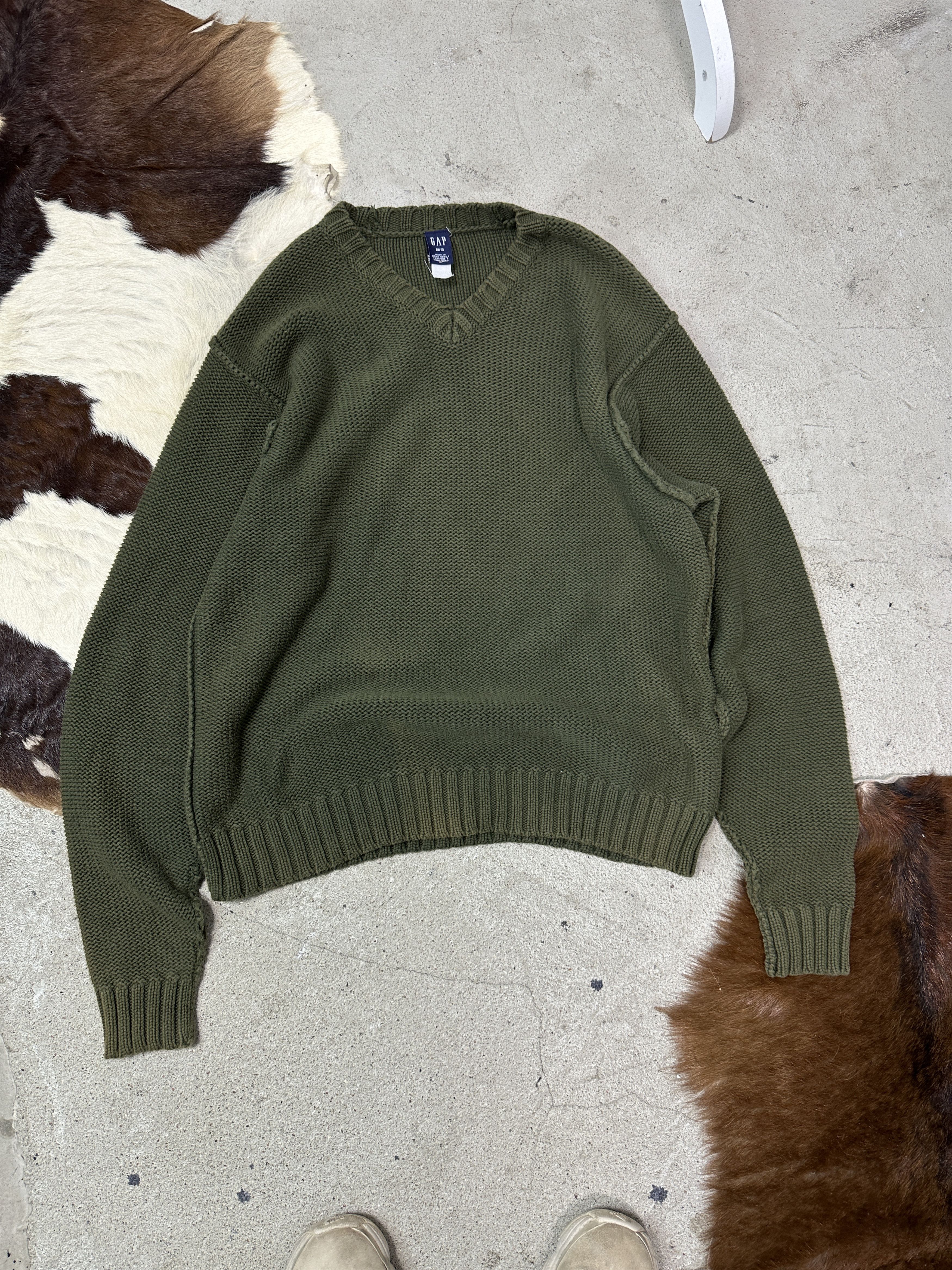 Gap Vintage Streetwear Cottage Military Styled GAP Sweater Y2K Size US M / EU 48-50 / 2 - 2 Thumbnail
