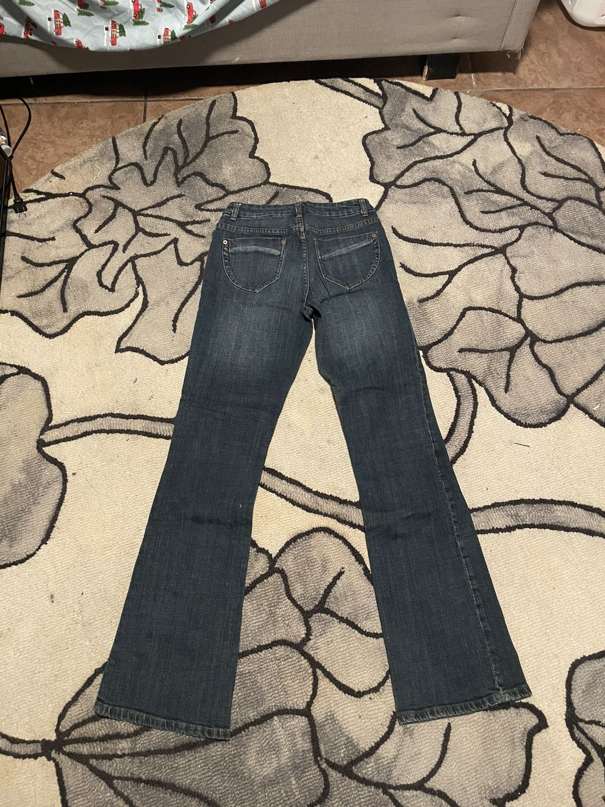 Designer × Vintage Moto flared jeans Size 27" / US 4 / IT 40 - 2 Thumbnail