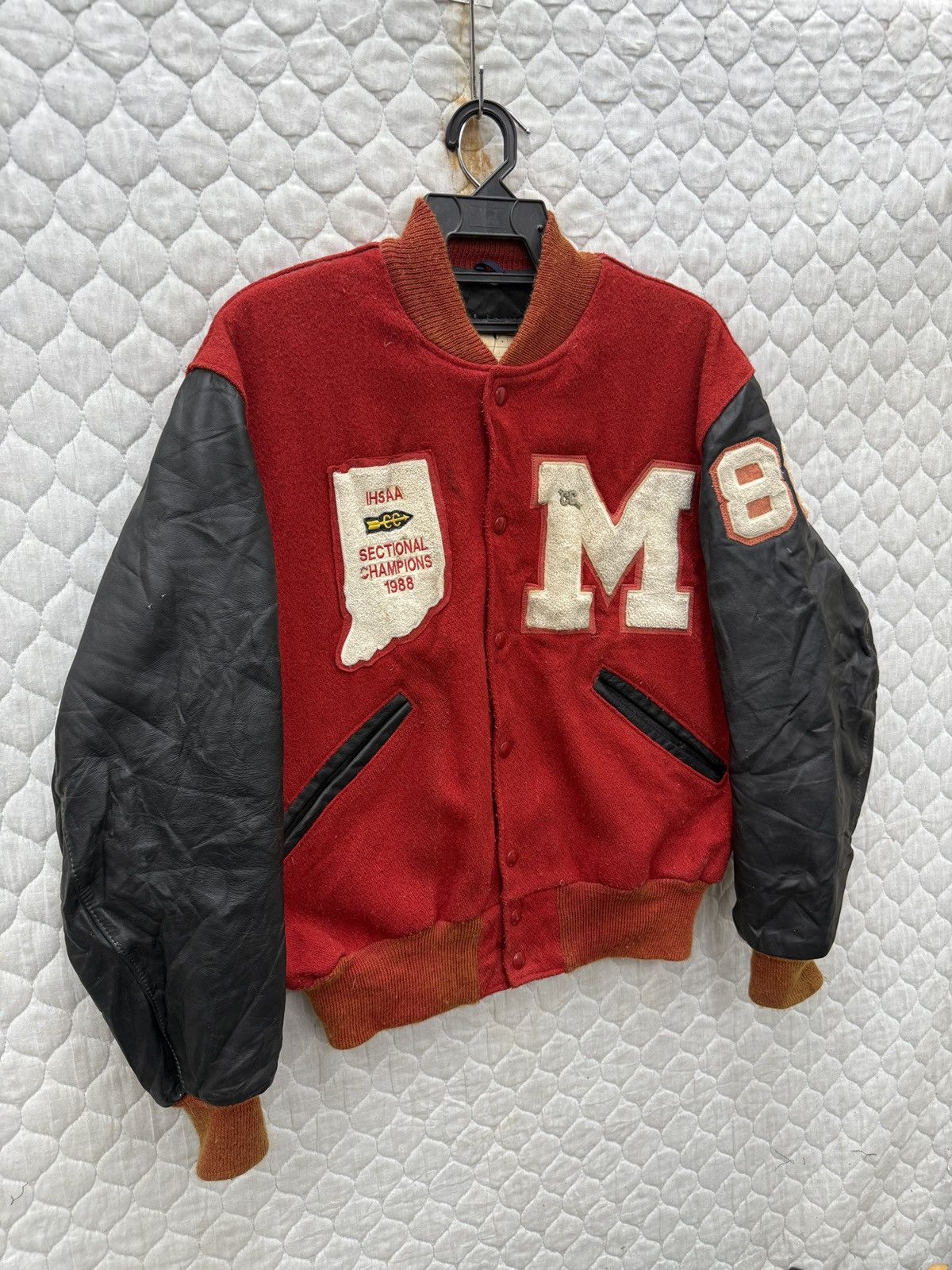 Delong 🔥🔥🔥ARCHIVE VINTAGE DELONG VARSITY JACKET Size US M / EU 48-50 / 2 - 2 Thumbnail