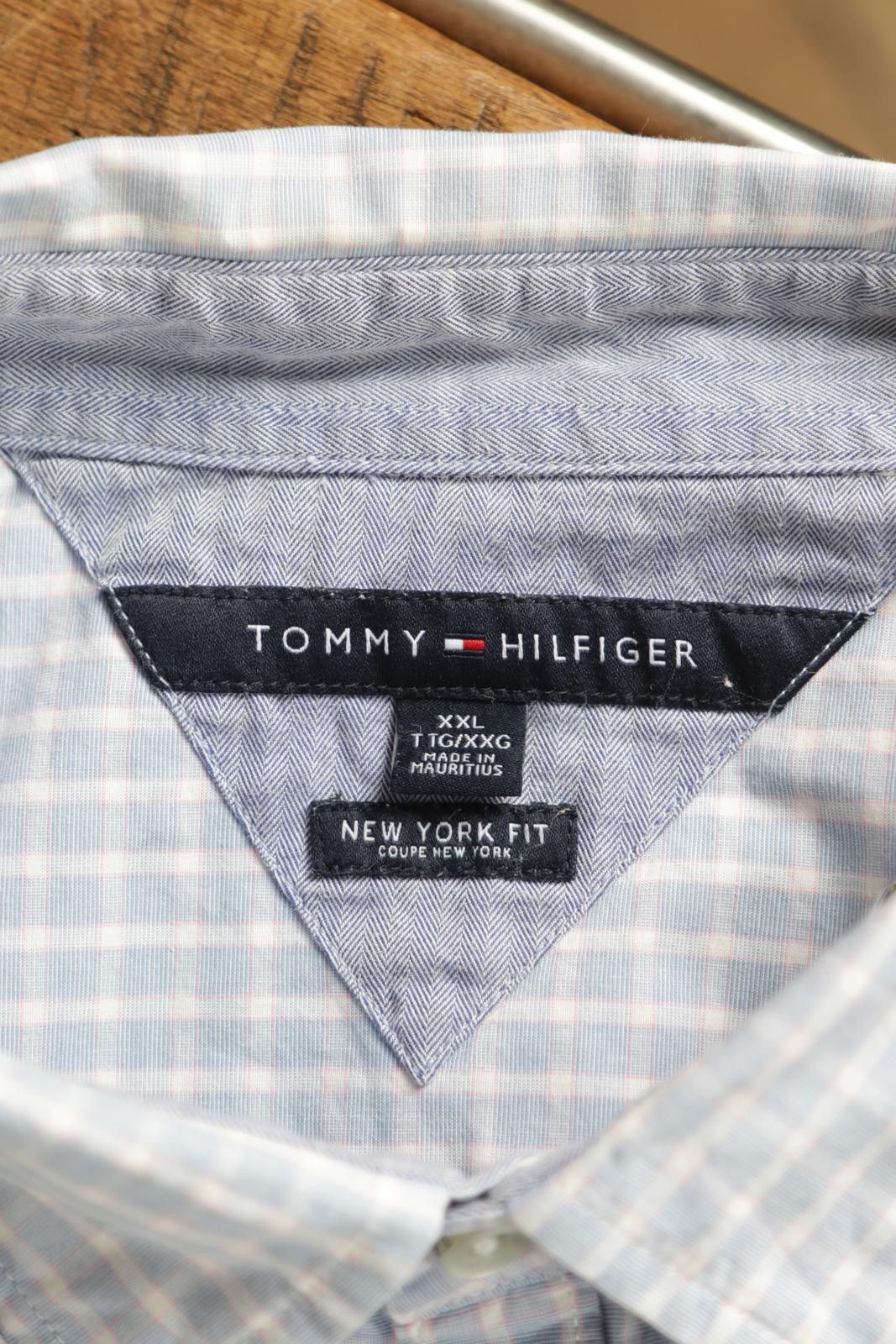 Tommy Hilfiger 05' Tommy Hilfiger Plaid New York Fit Long Sleeve Button-Up Size US XXL / EU 58 / 5 - 4 Thumbnail