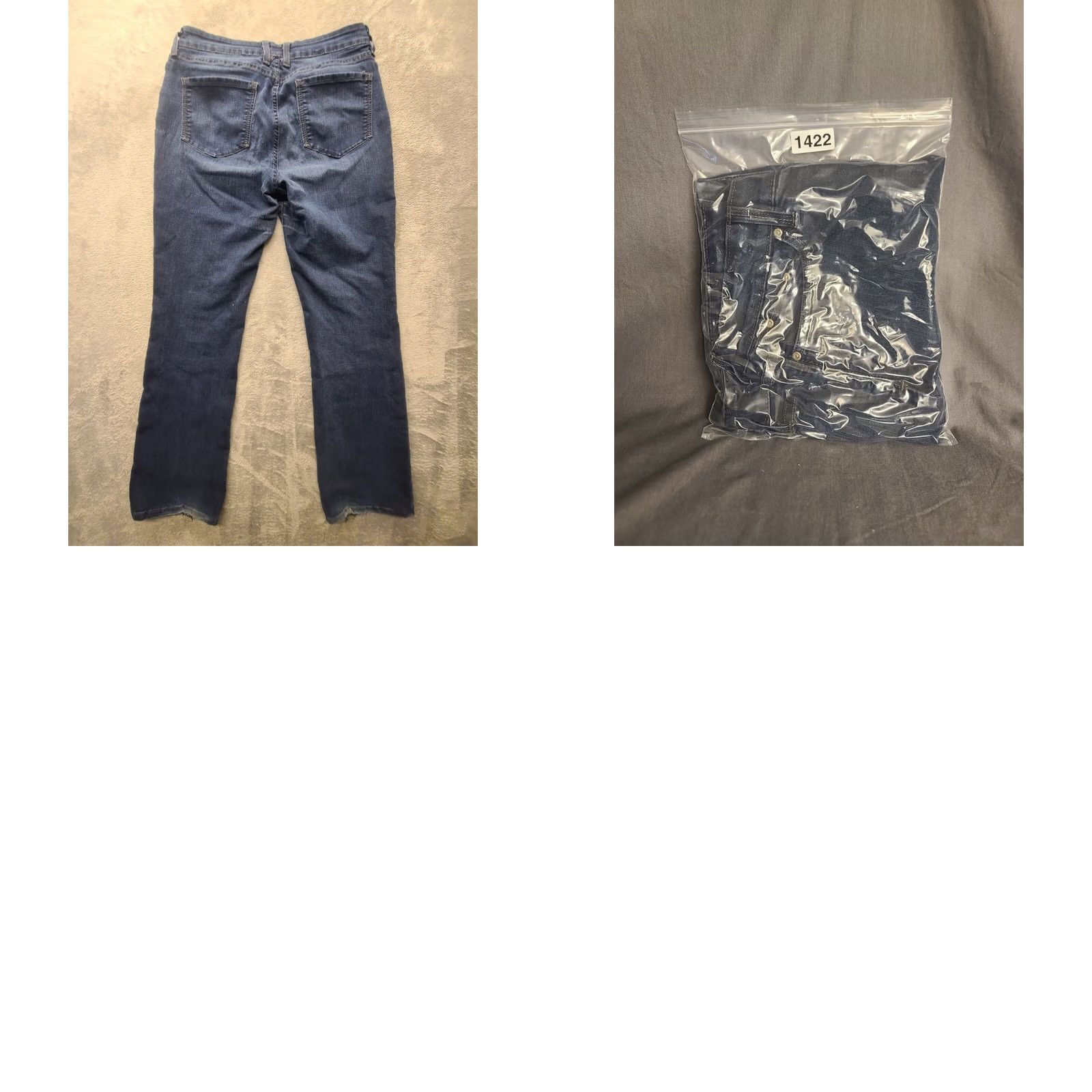 NYDJ NYDJ Womens Jeans 12 Straight Leg Boot Cut Lift Tuck Stretch Slimming Shaping Denim Blue 32" Inseam 31" Rise High Regular City USA Womens Size US 12 / IT 42 - 9 Thumbnail