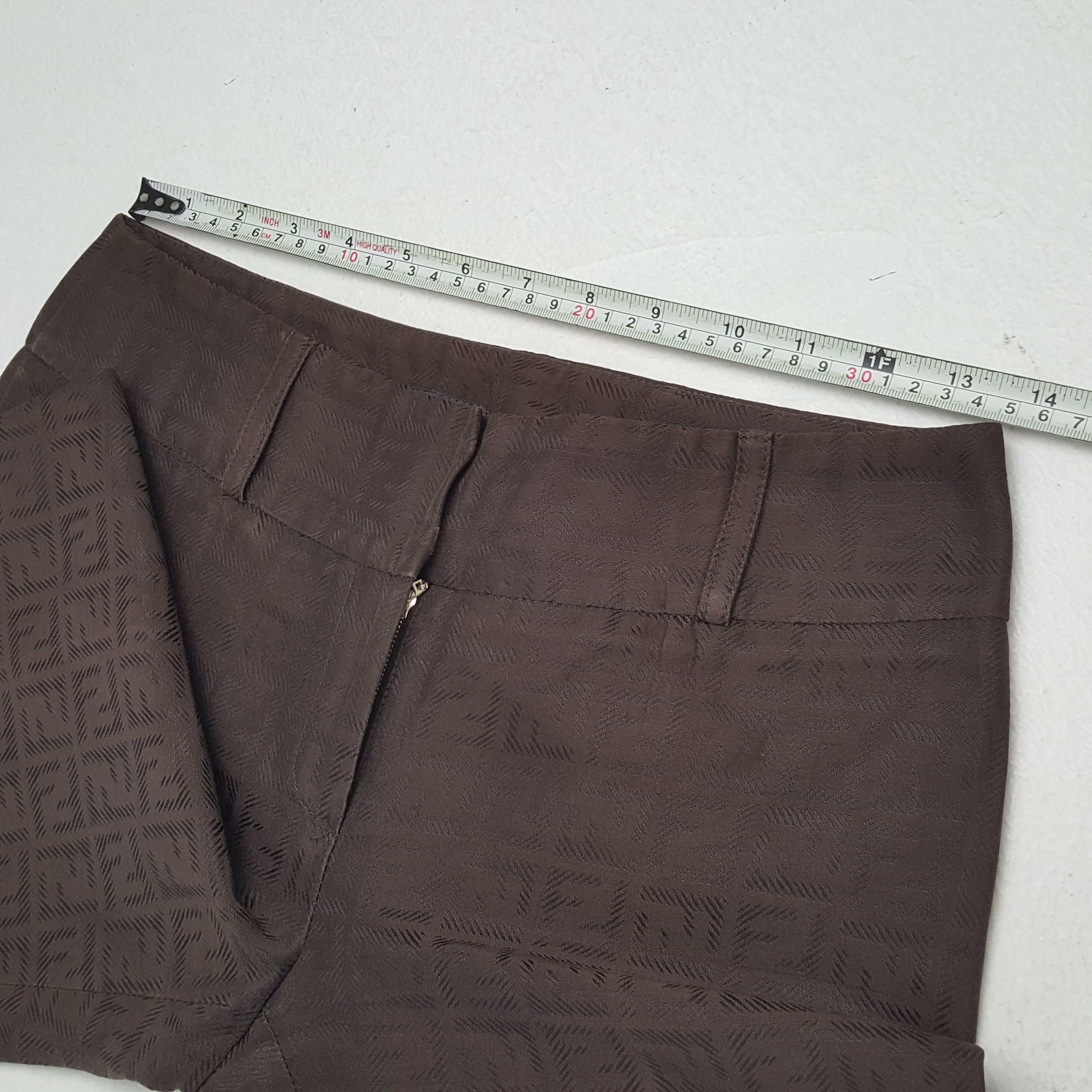 Fendi × Vintage Vintage FENDI Italian Fashion Brand Monogram Design Pants Size 27" / US 4 / IT 40 - 7 Thumbnail