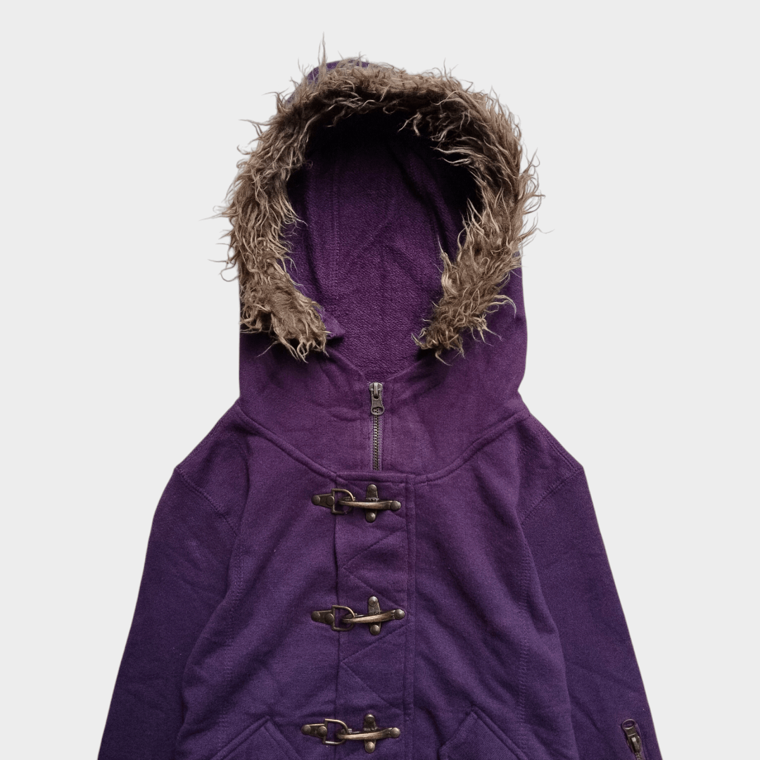 14th Addiction × If Six Was Nine × Le Grande Bleu (L.G.B.) Vence Air force faux fur hoodie Size US M / EU 48-50 / 2 - 2 Thumbnail