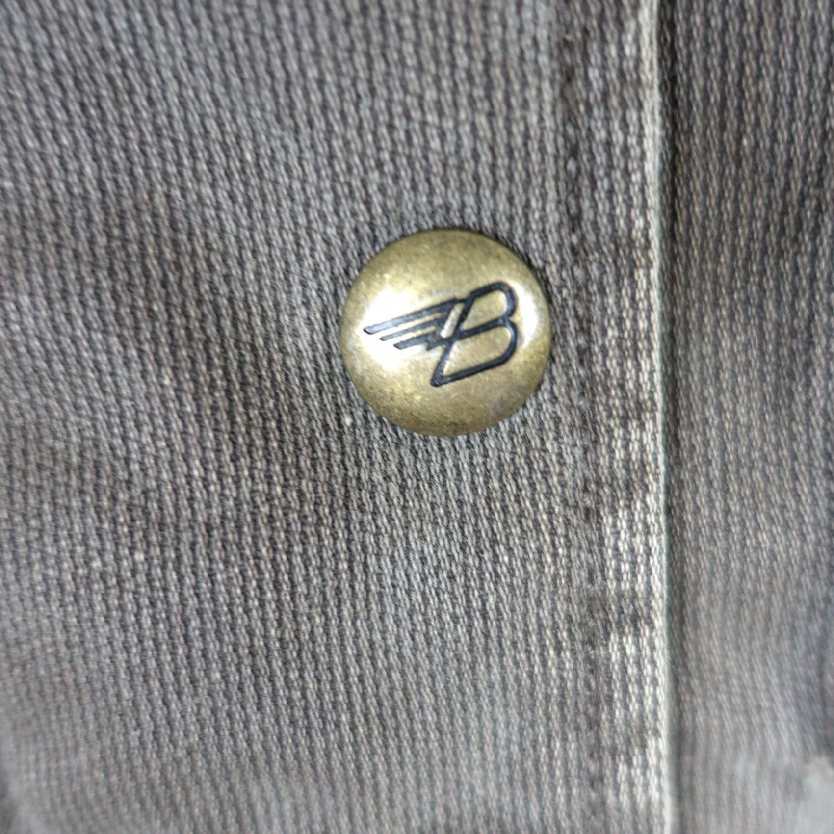Buffalo David Bitton Buffalo David Bitton Jacket Womens XL Brown Corduroy Military Studded Pockets Size XL / US 12-14 / IT 48-50 - 3 Thumbnail