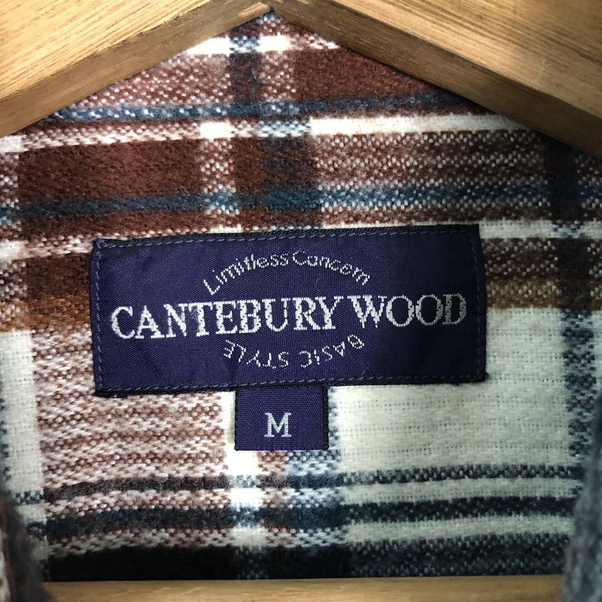 Japanese Brand 🔥Vintage Flannel Shirt Chore Jacket Canterbury Wood Tartan Size US M / EU 48-50 / 2 - 17 Thumbnail