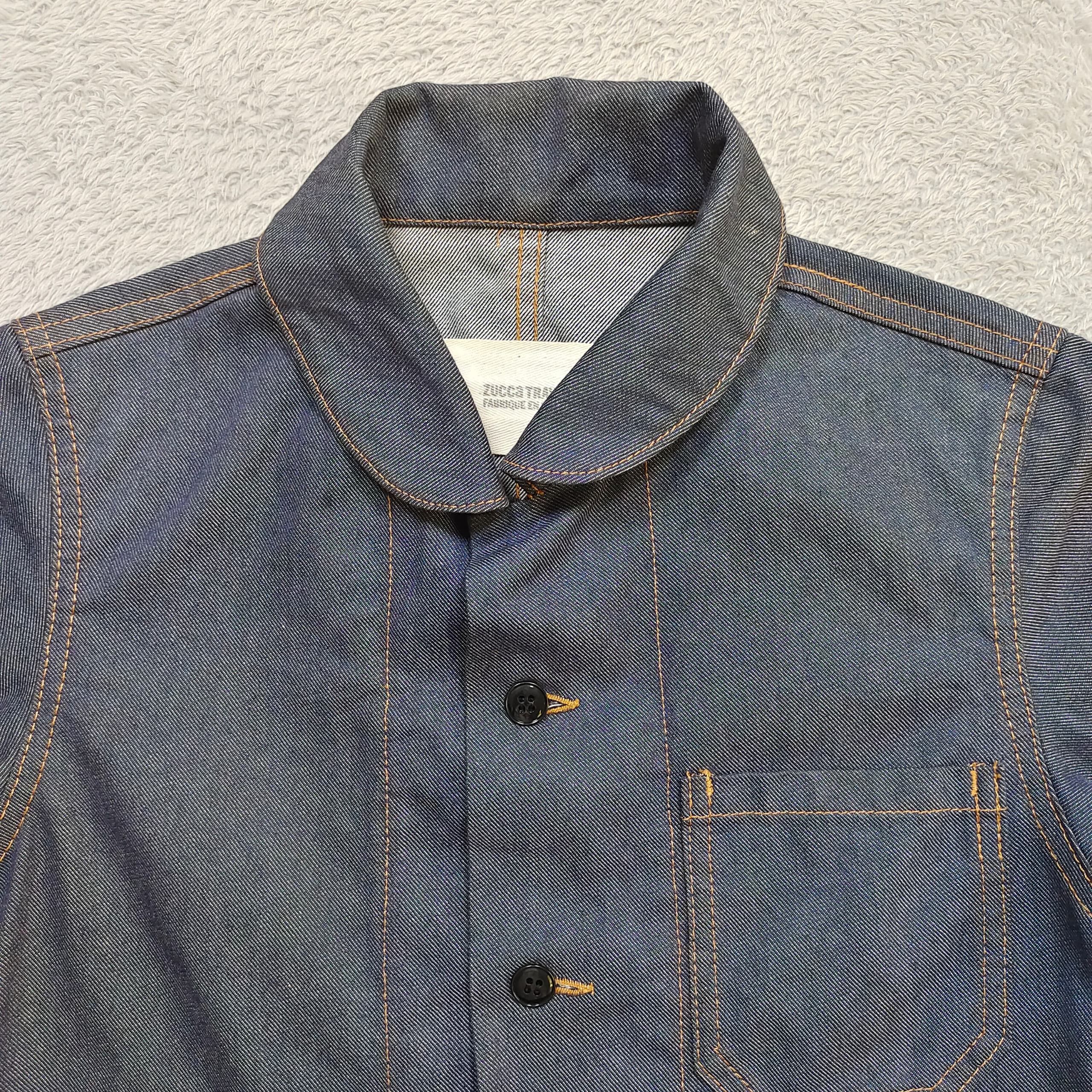 CABANE de ZUCCa ZUCCA Travail Denim Short Sleeve Shirt button up, man/women Size XS / US 0-2 / IT 36-38 - 2 Thumbnail