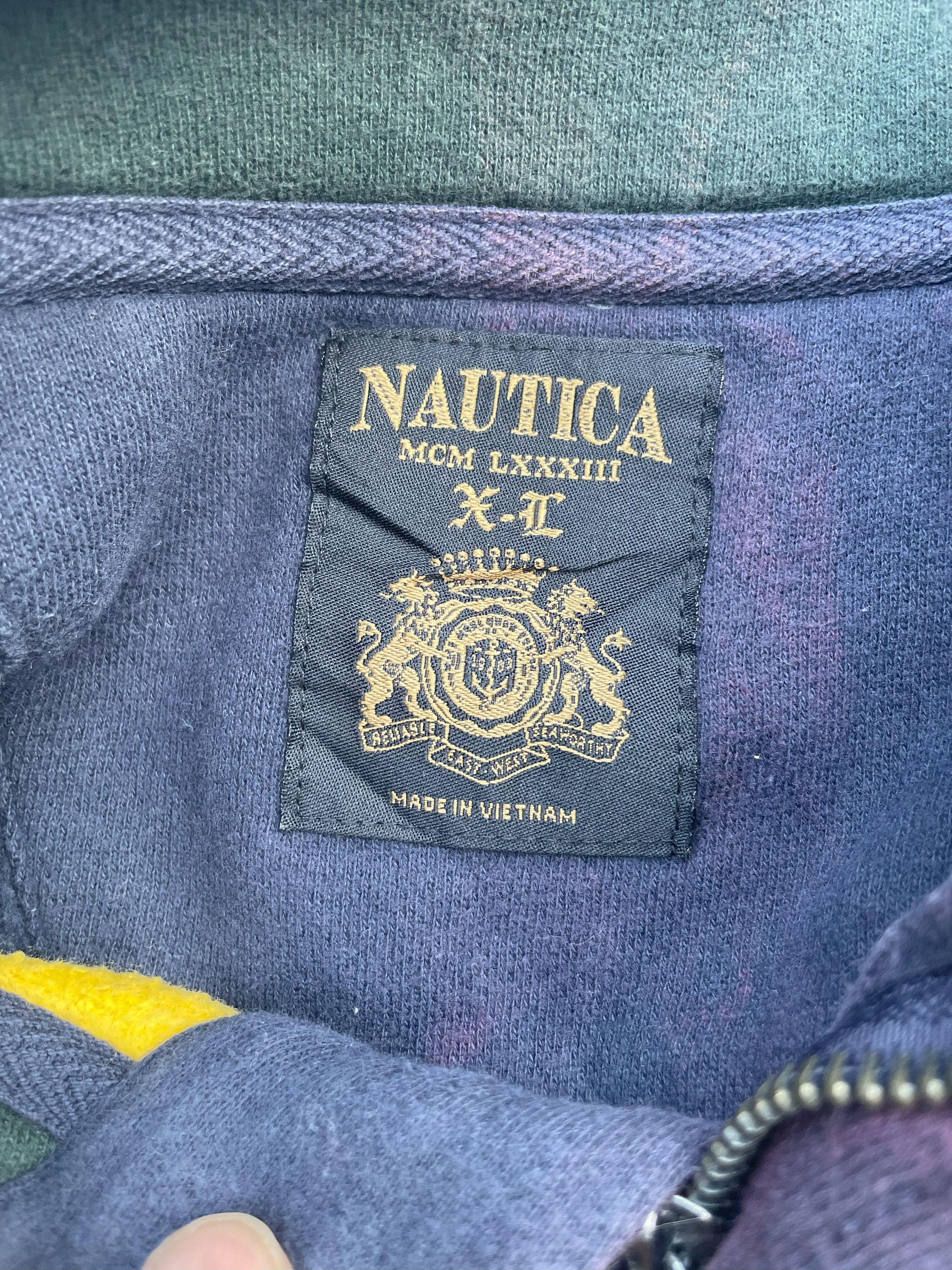 Nautica Nautica Zipper Collar Sweatshirt Size US XL / EU 56 / 4 - 14 Thumbnail