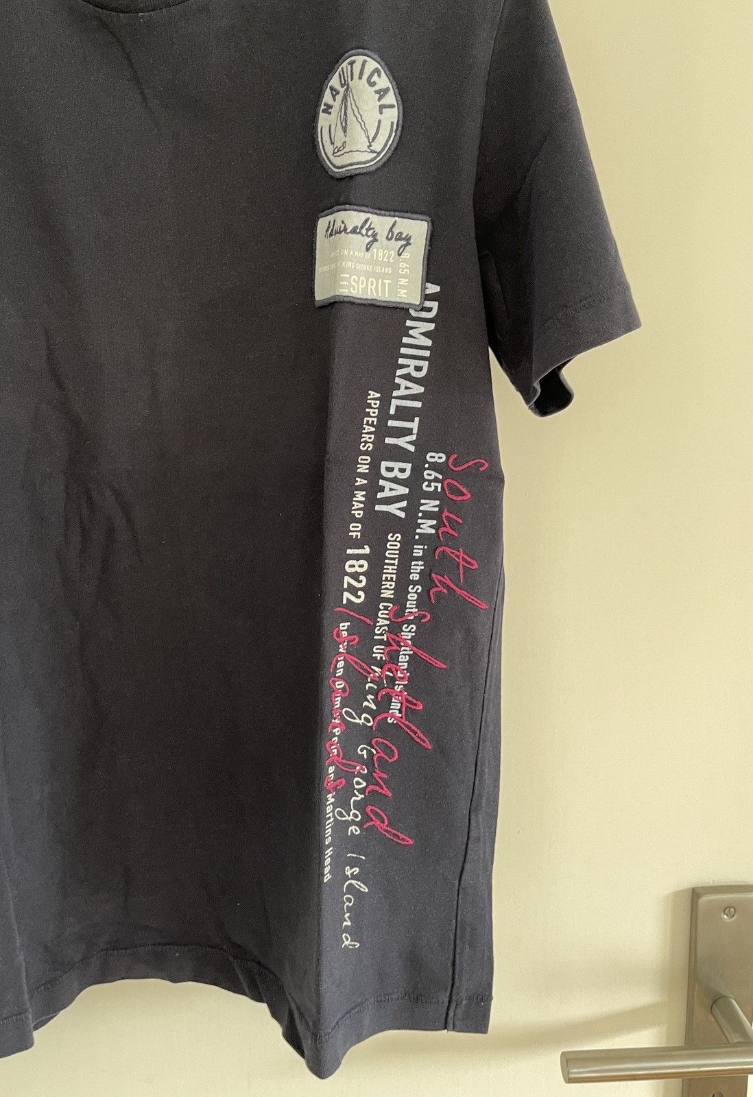 Esprit Esprit "Admiralty Bay" T-Shirt - Navy Blue Size US M / EU 48-50 / 2 - 4 Thumbnail