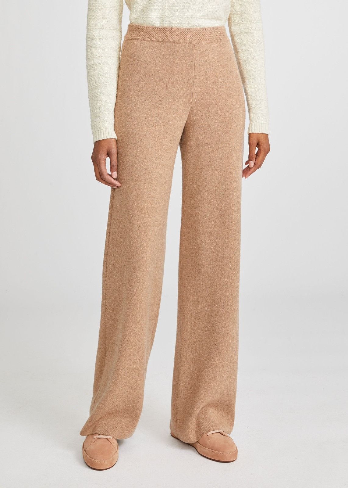 Loro Piana o1srvl11e1124 Baby Cashmere Straight Trouser in Camel Size 30" / US 8 / IT 44 - 2 Thumbnail