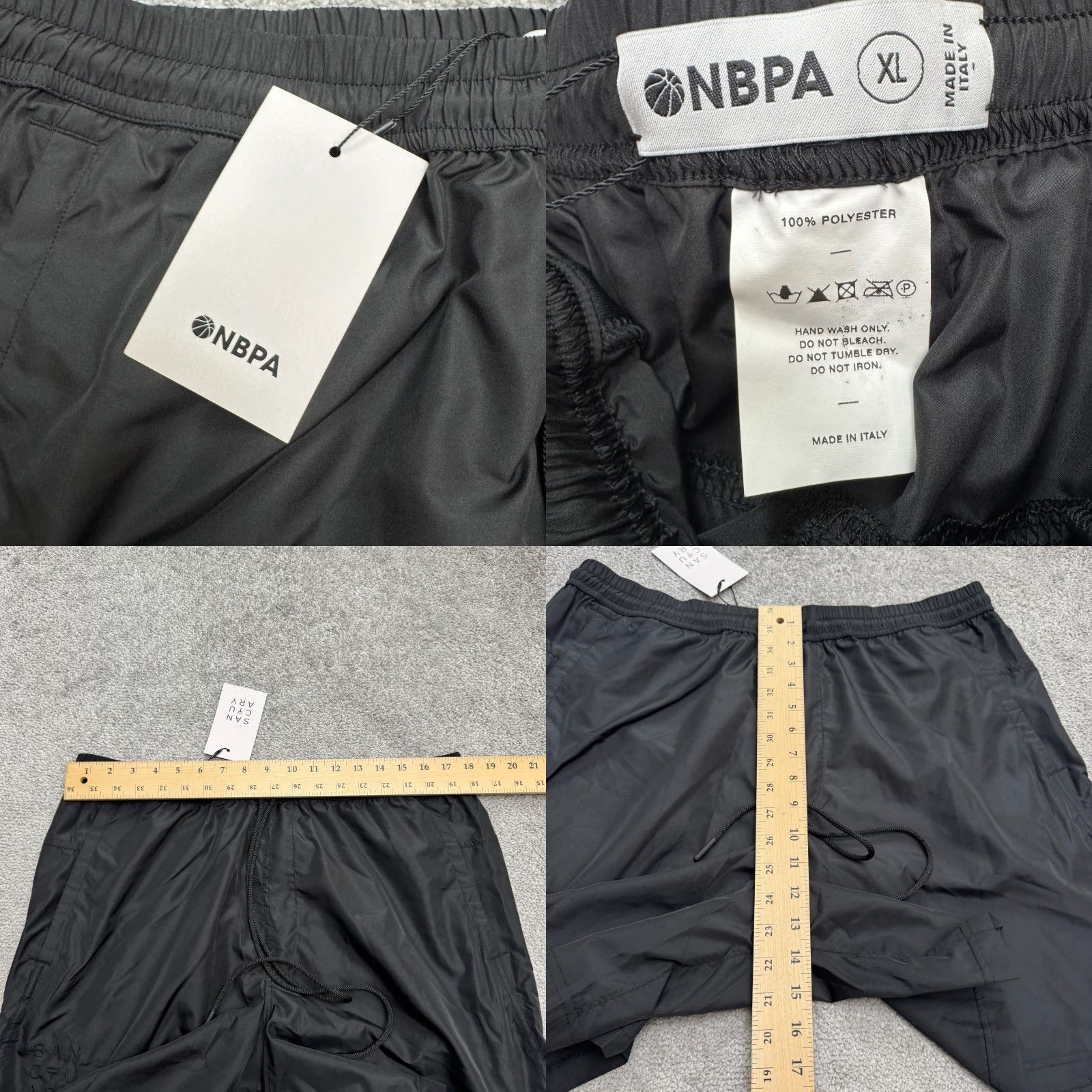 Sanctuary The Sanctuary x NBPA Activewear Shorts Mens XL Black Lightweight NWT Basketball Athletic 90s Sports Boys Mens Size US 36 / EU 52 - 8 Thumbnail