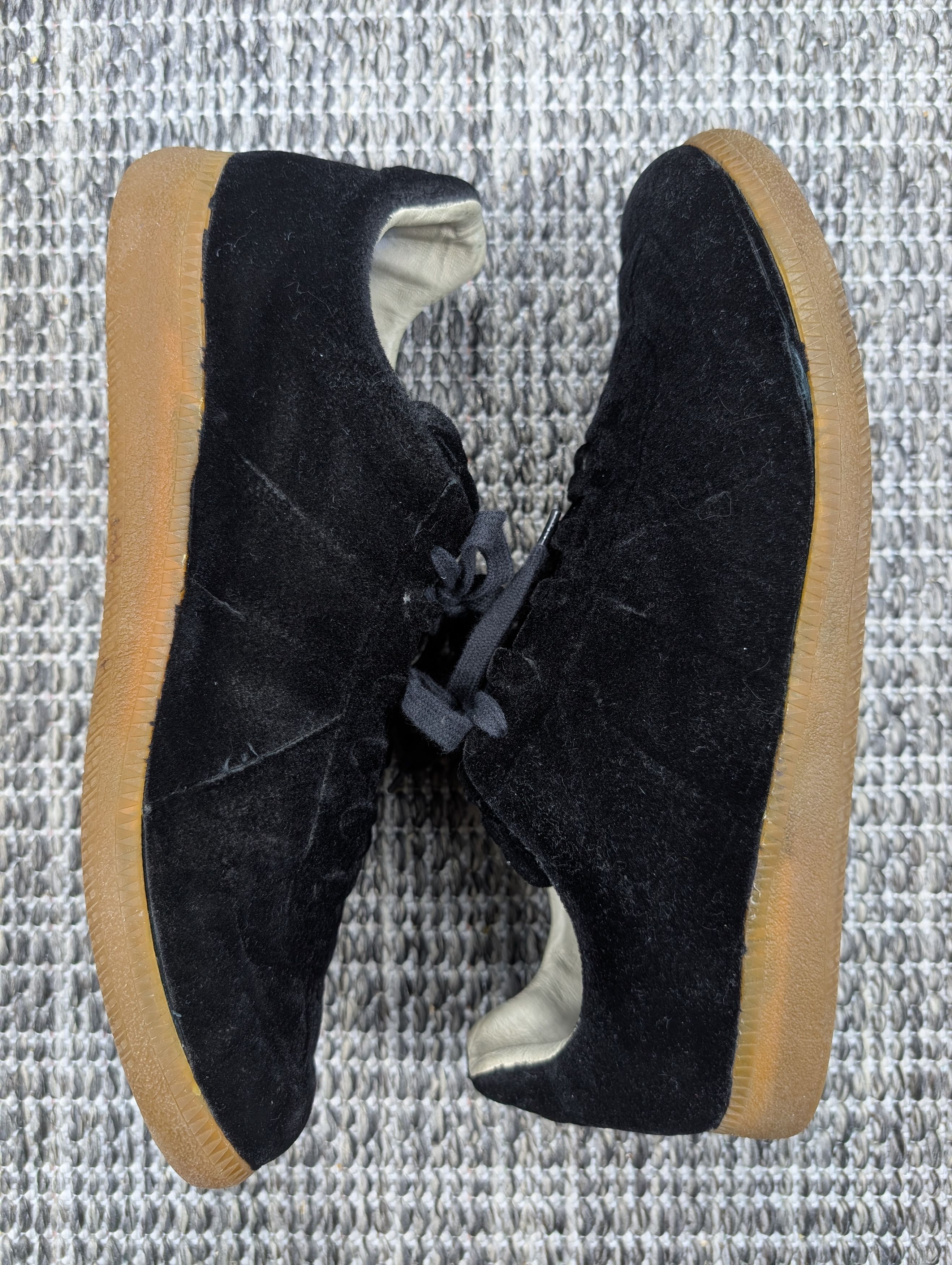 Maison Margiela Maison Margiela GAT Replica Black Velvet Dipped Sneakers Size US 9 / EU 42 - 7 Thumbnail