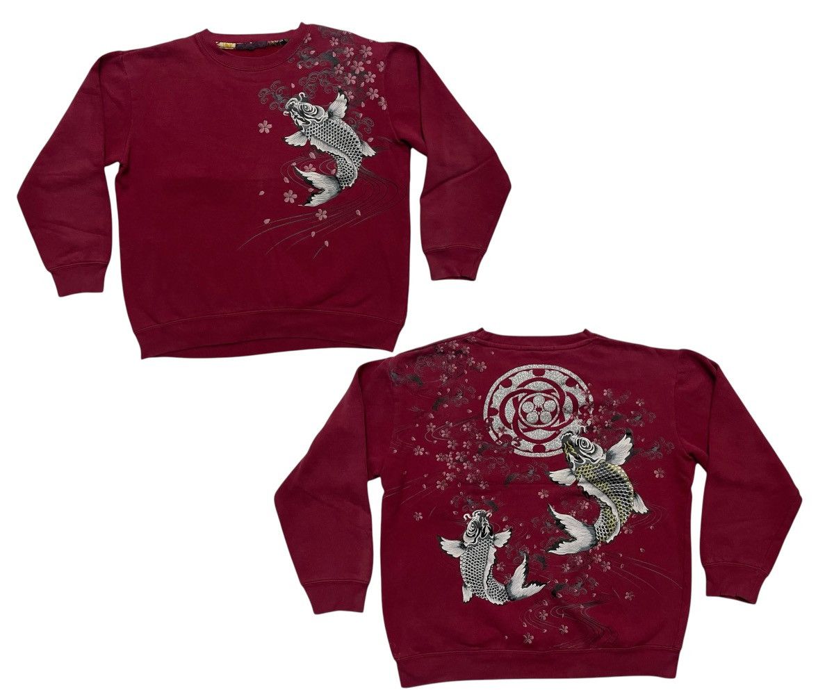 Karakuri Tamashii 2000s SUKAJAN FISH KOI RARE DESIGN DISTRESSED Size US L / EU 52-54 / 3 - 1 Thumbnail