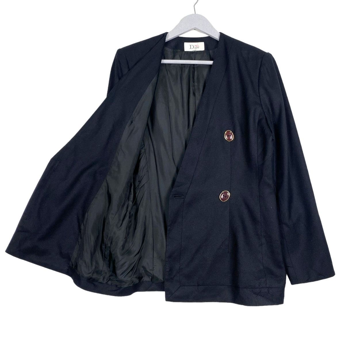Dior × Vintage 💥VINTAGE MISS DIOR LINEN BUTTON JACKET Size M / US 6-8 / IT 42-44 - 8 Thumbnail