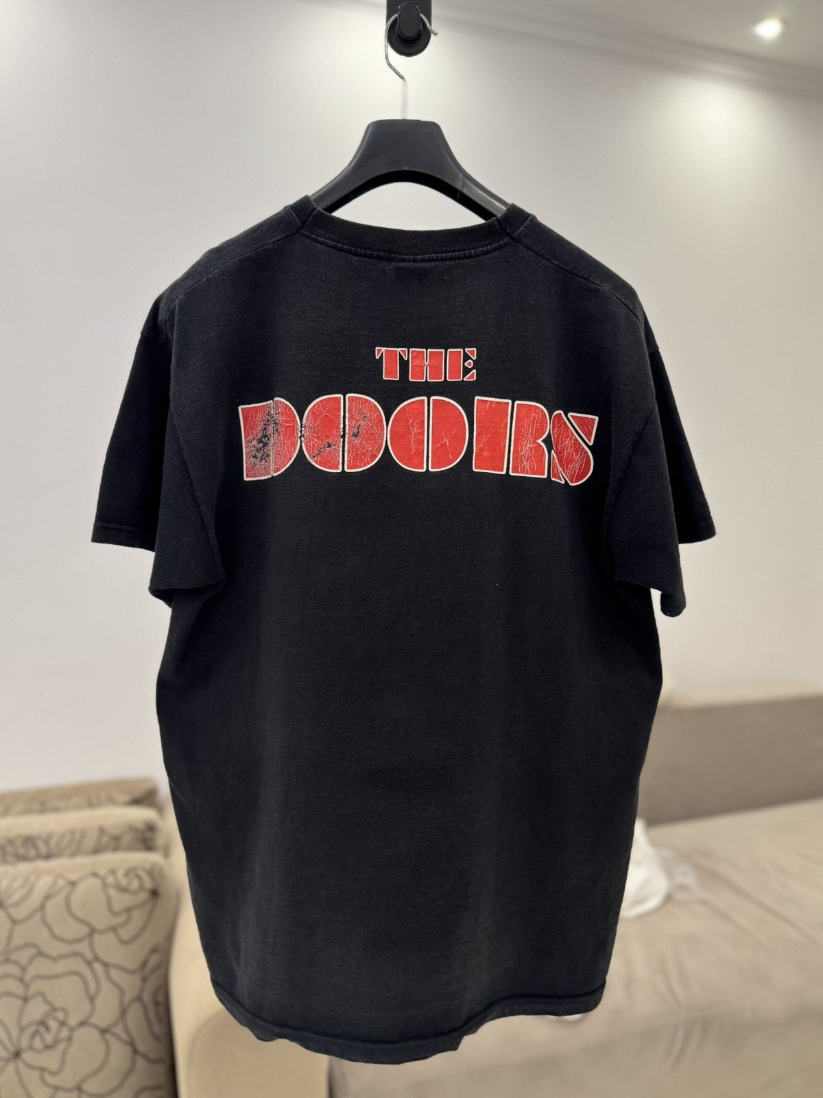 Band Tees Vintage 90s The Doors Jim Morrison Printed Band T Shirt Tee Size US XL / EU 56 / 4 - 3 Thumbnail