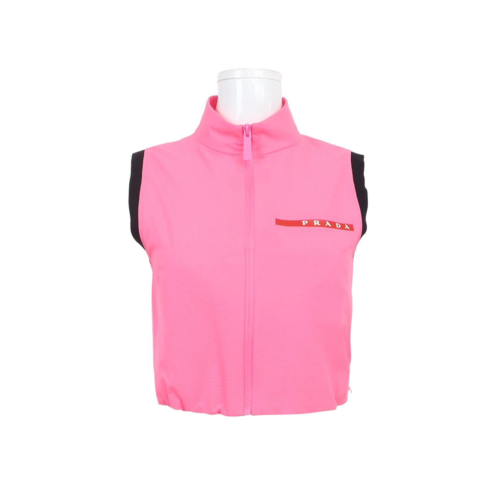 Prada Prada Pink Linea Rossa Zip Vest Size S Size US S / EU 44-46 / 1 - 1 Thumbnail
