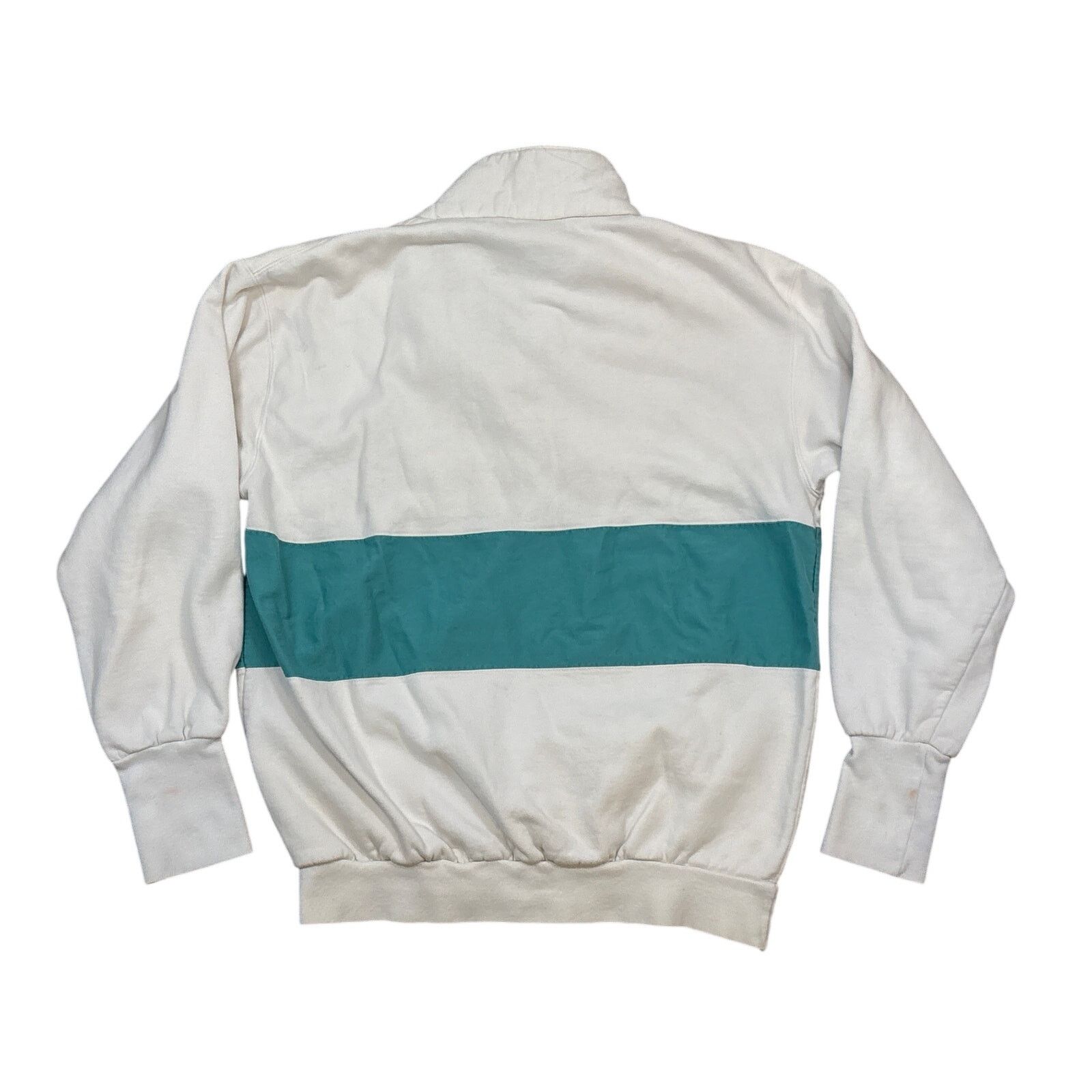Nordstrom Vintage 80s Norsport 1/4 zip sweatshirt yacht style Large Size XL / US 12-14 / IT 48-50 - 5 Thumbnail