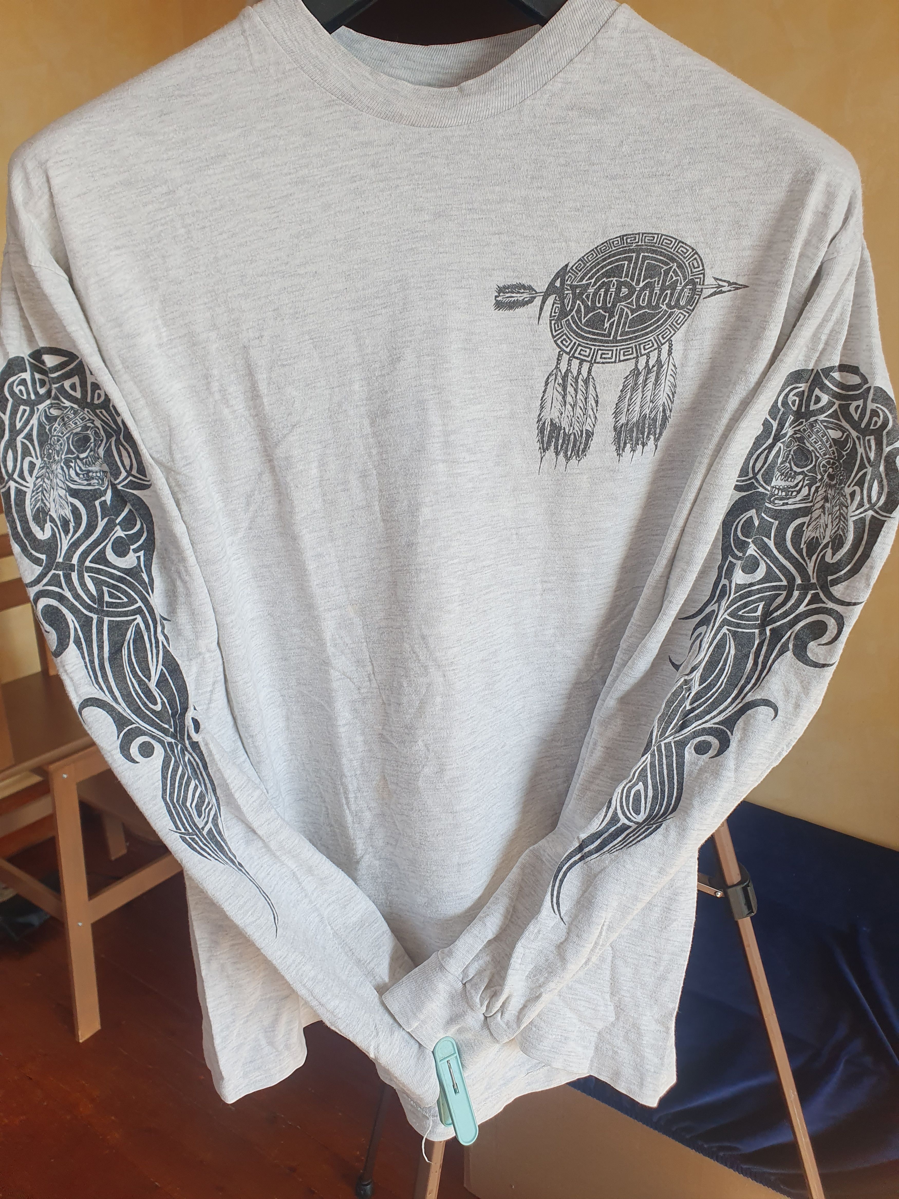Hanes × Vintage Arapaho Tribe Native American Graphic Vtg T-shirt sz L Size US L / EU 52-54 / 3 - 8 Thumbnail