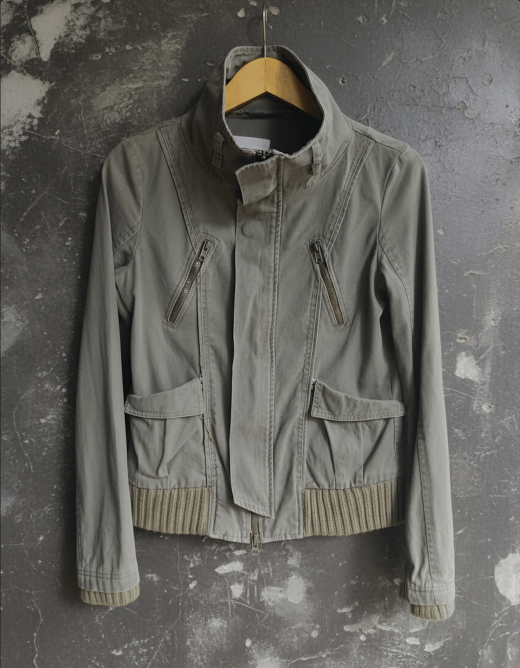 Japanese Brand RARE! Japan Vintage Bomber Maison Gilfy Green Army Jacket Size M / US 6-8 / IT 42-44 - 2 Thumbnail