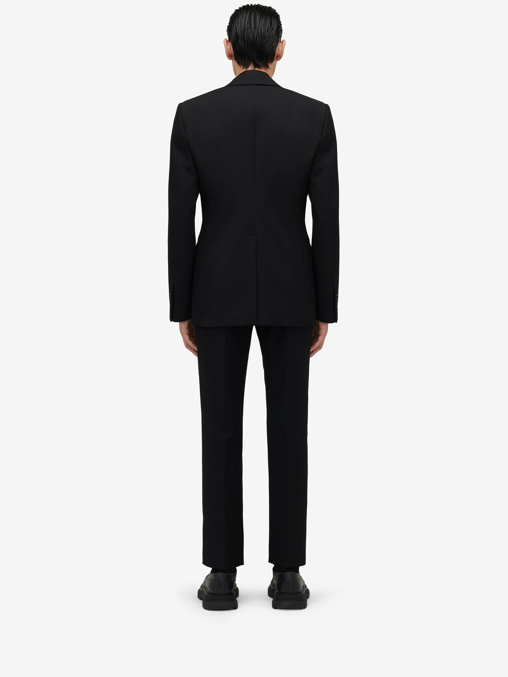 Alexander McQueen o1w1db10725 Embroidered Single-Breasted Jacket in Black Size US M / EU 48-50 / 2 - 4 Thumbnail