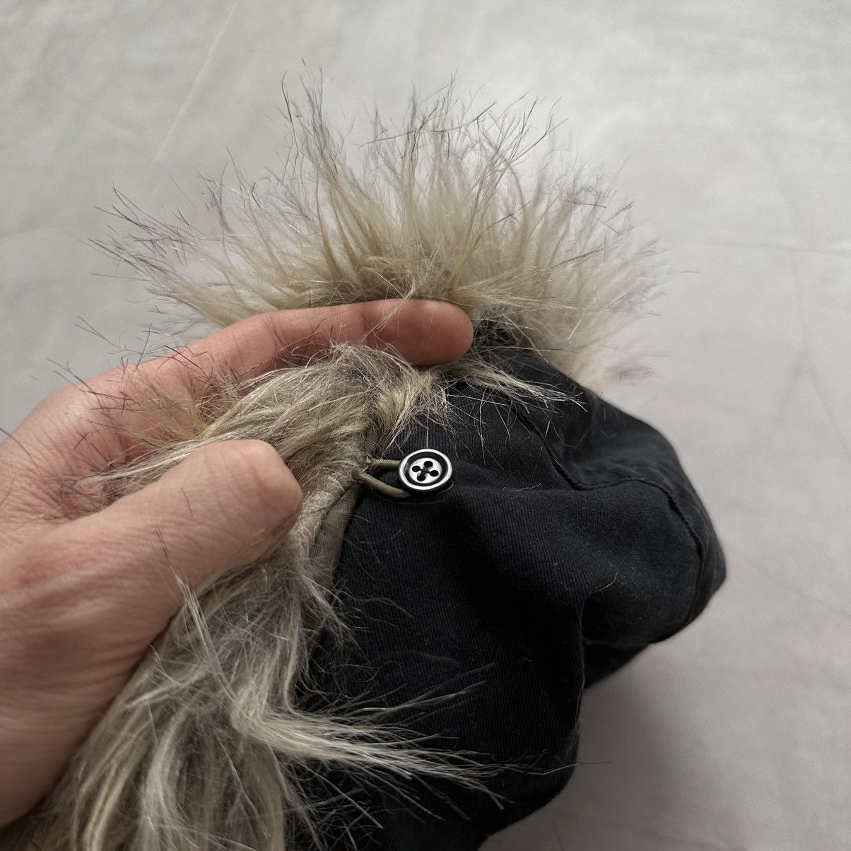 Hysteric Glamour × Undercover Military Bomber Jacket Zip Fur LGB If Six Was Nine Vibe Size S / US 4 / IT 40 - 12 Thumbnail