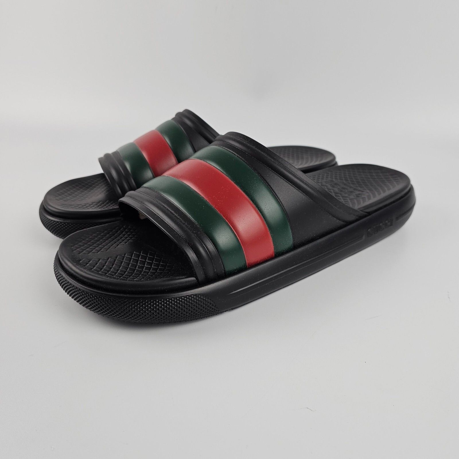 Gucci Men\'s Web Slide Sandals Gucci Mens Animal Web Slide  main image 2