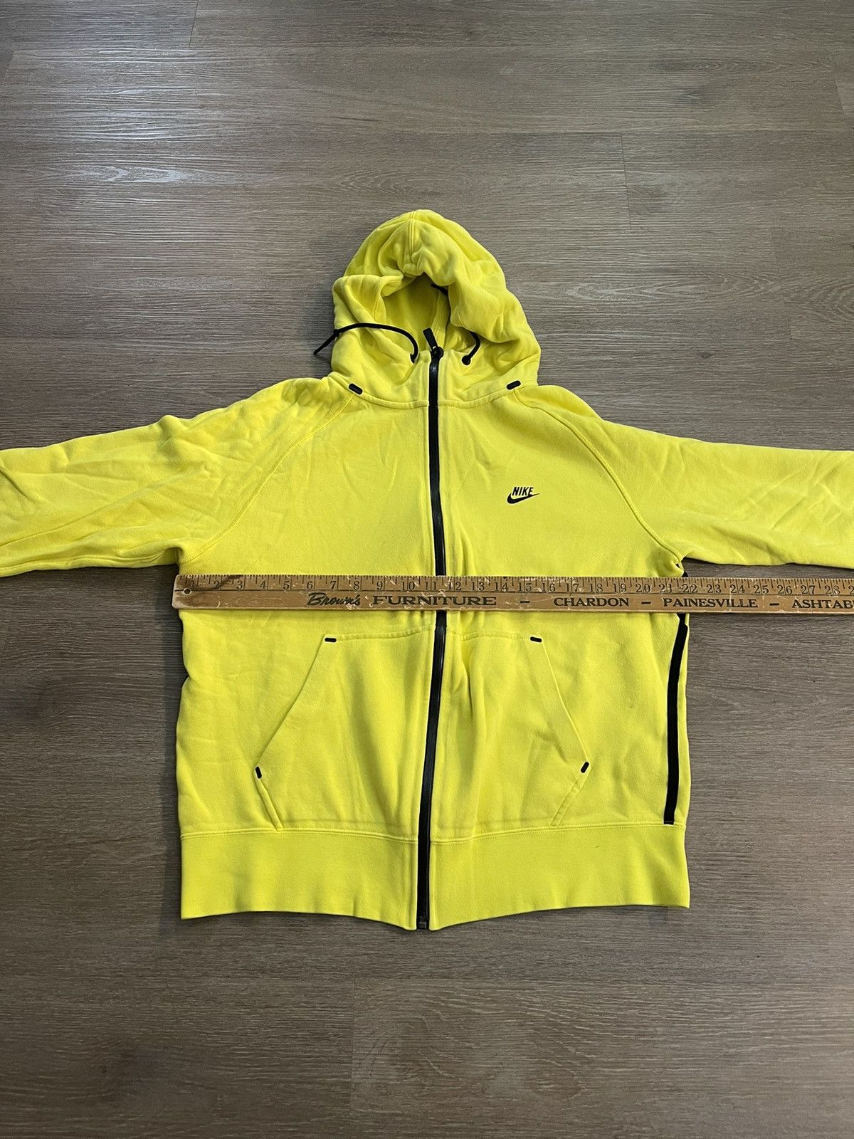 Nike Y2K Nike Tech Fleece Hoodie Zip- Up Volt Lime Green Size US M / EU 48-50 / 2 - 8 Thumbnail
