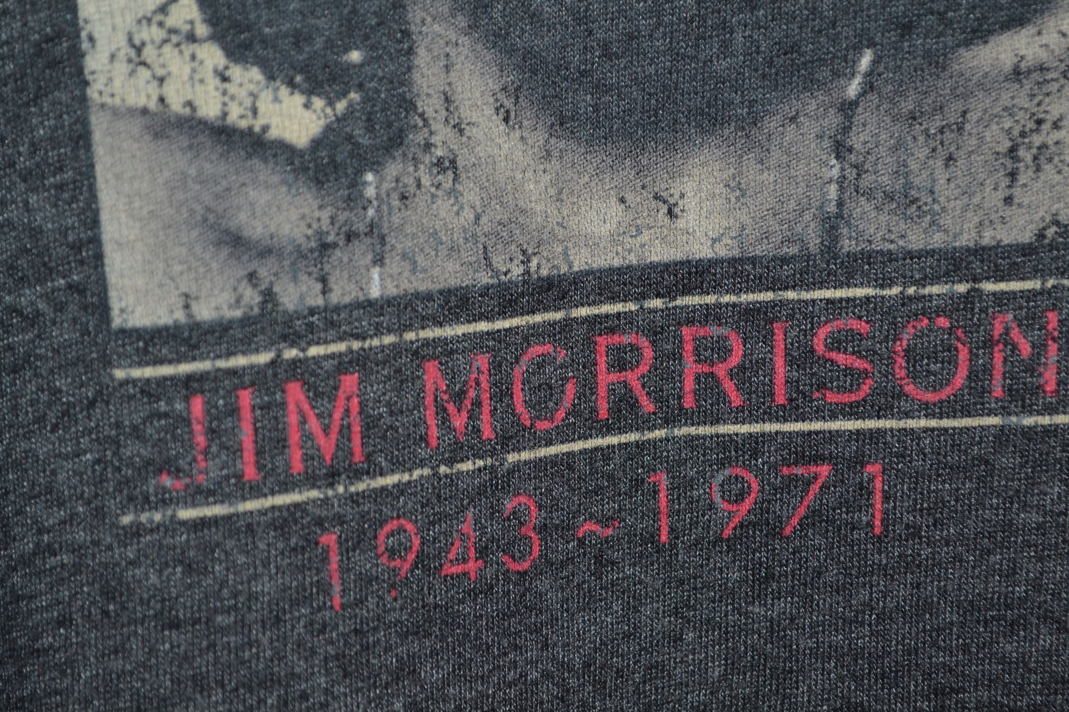 Band Tees Winter Land Youth L Gray Jim Morrison Graphic Women's XS-S Size XS / US 0-2 / IT 36-38 - 4 Thumbnail