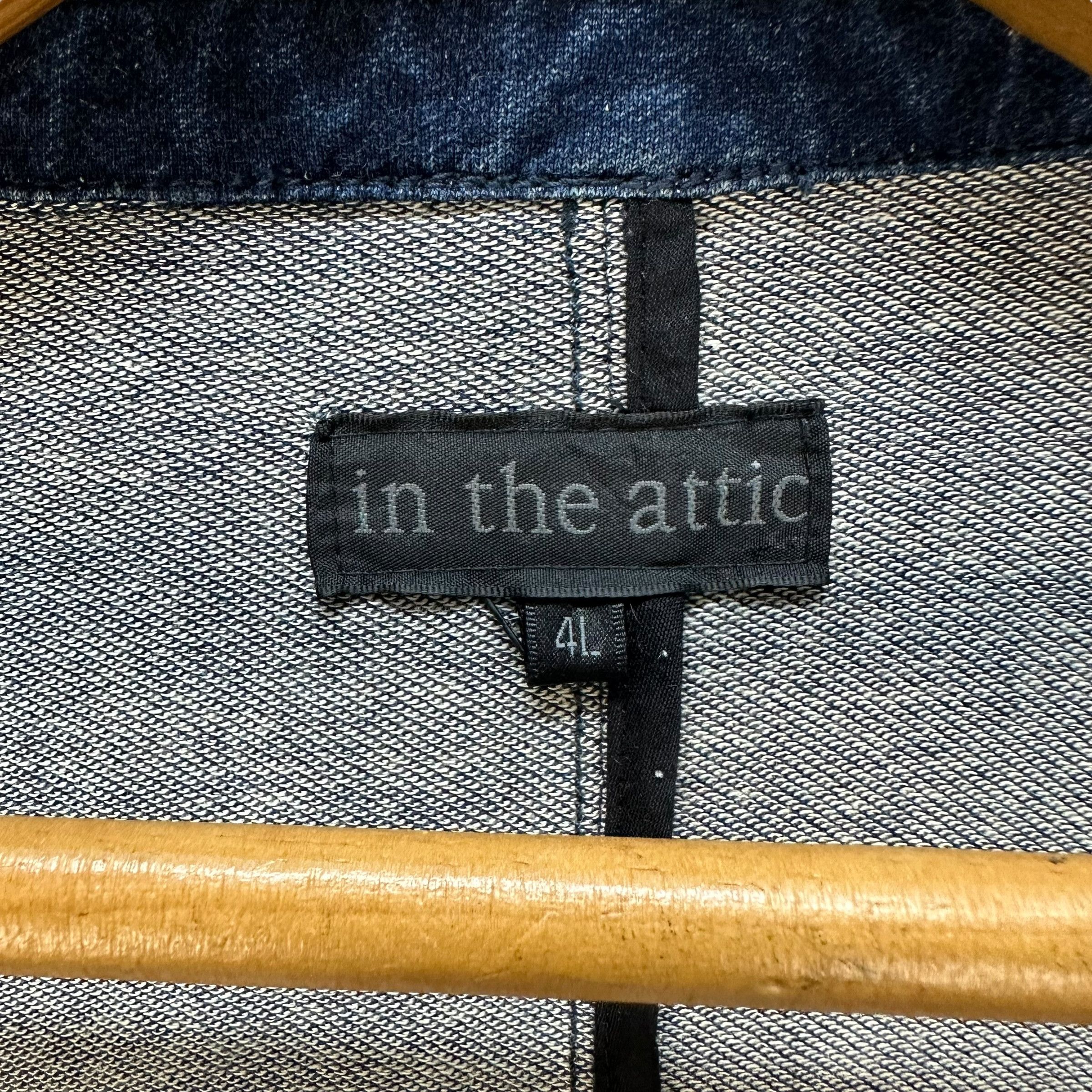 If Six Was Nine IN THE ATTIC Acid Wash Casual Jacket #A49-1140 Size US XXL / EU 58 / 5 - 7 Thumbnail
