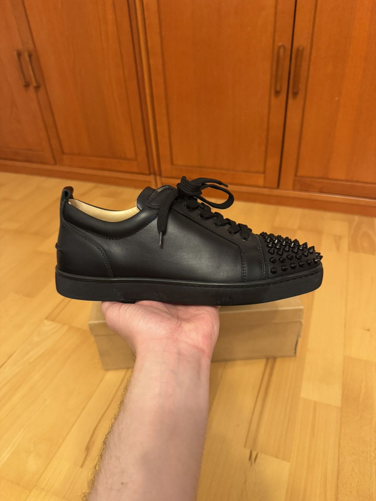 Christian Louboutin Christian Louboutin Louis Junior Spike Leather Size US 8 / EU 41 - 3 Thumbnail