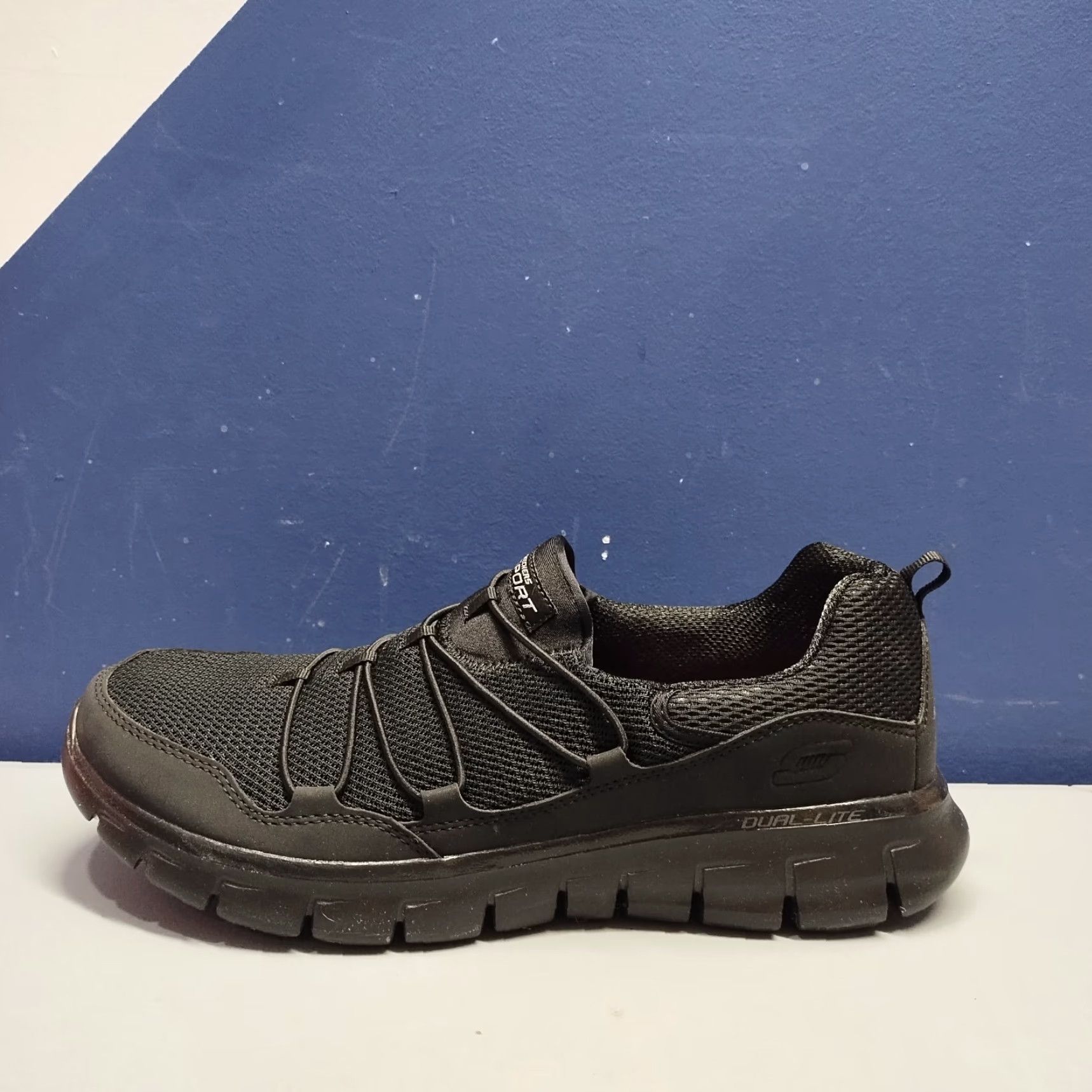 SKECHERS SKECHERS Loving Life Sneakers Womens US 11 Black Memory Foam Bungee Laces Shoes Size US 11 / IT 41 - 5 Thumbnail
