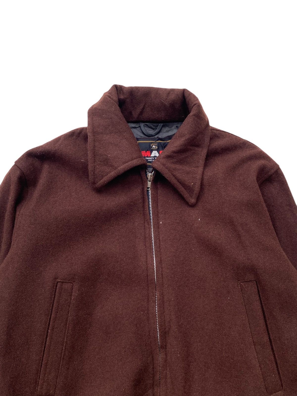 Japanese Brand × Vintage Vtg Man Dandy Wear By Adachi Wool Jacket Size US M / EU 48-50 / 2 - 3 Thumbnail
