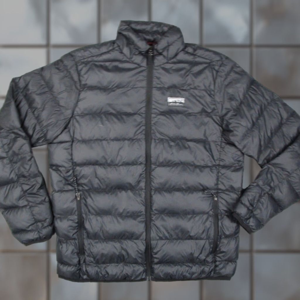 Eddie Bauer Eddie Bauer EB650 Down Jacket Mens Medium Black Puffer Full Zip Quilted Coat Size US M / EU 48-50 / 2 - 1 Thumbnail