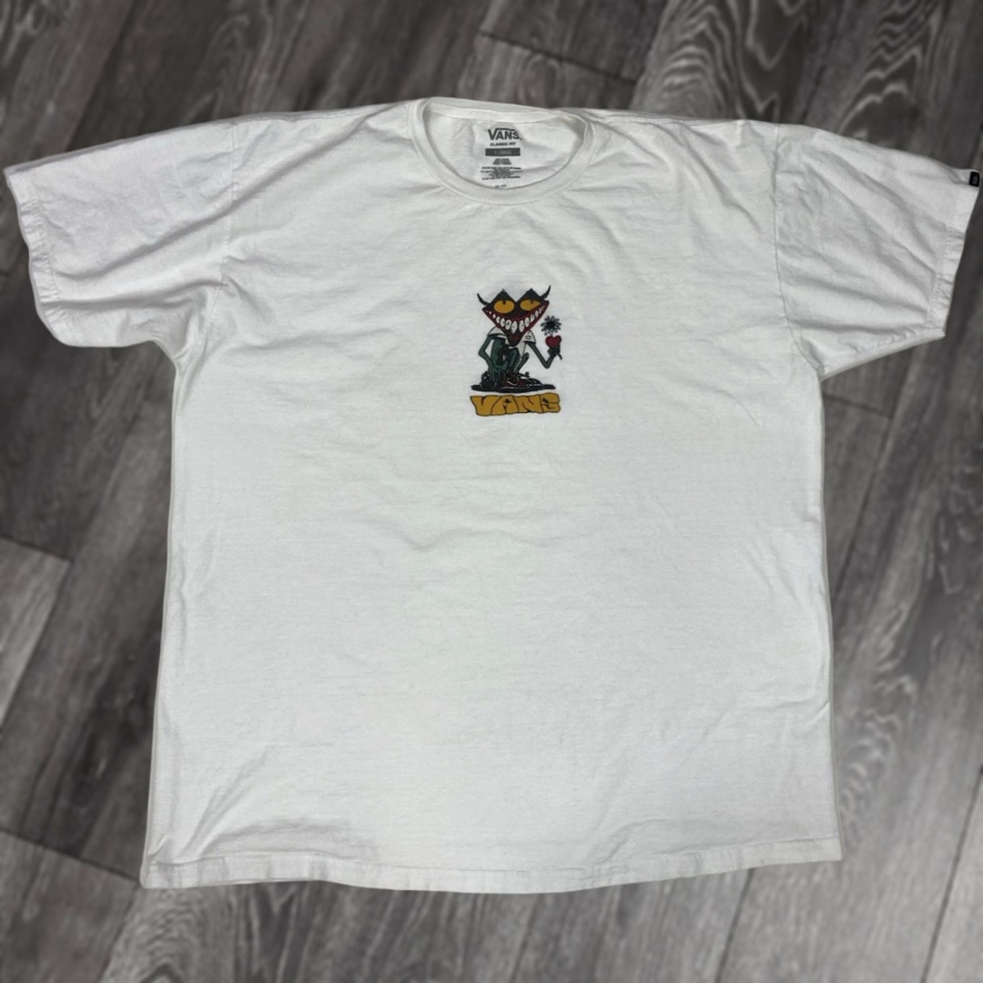 Vans 90s Vans Vintage Big Logo Crew Neck T Shirt | Grailed