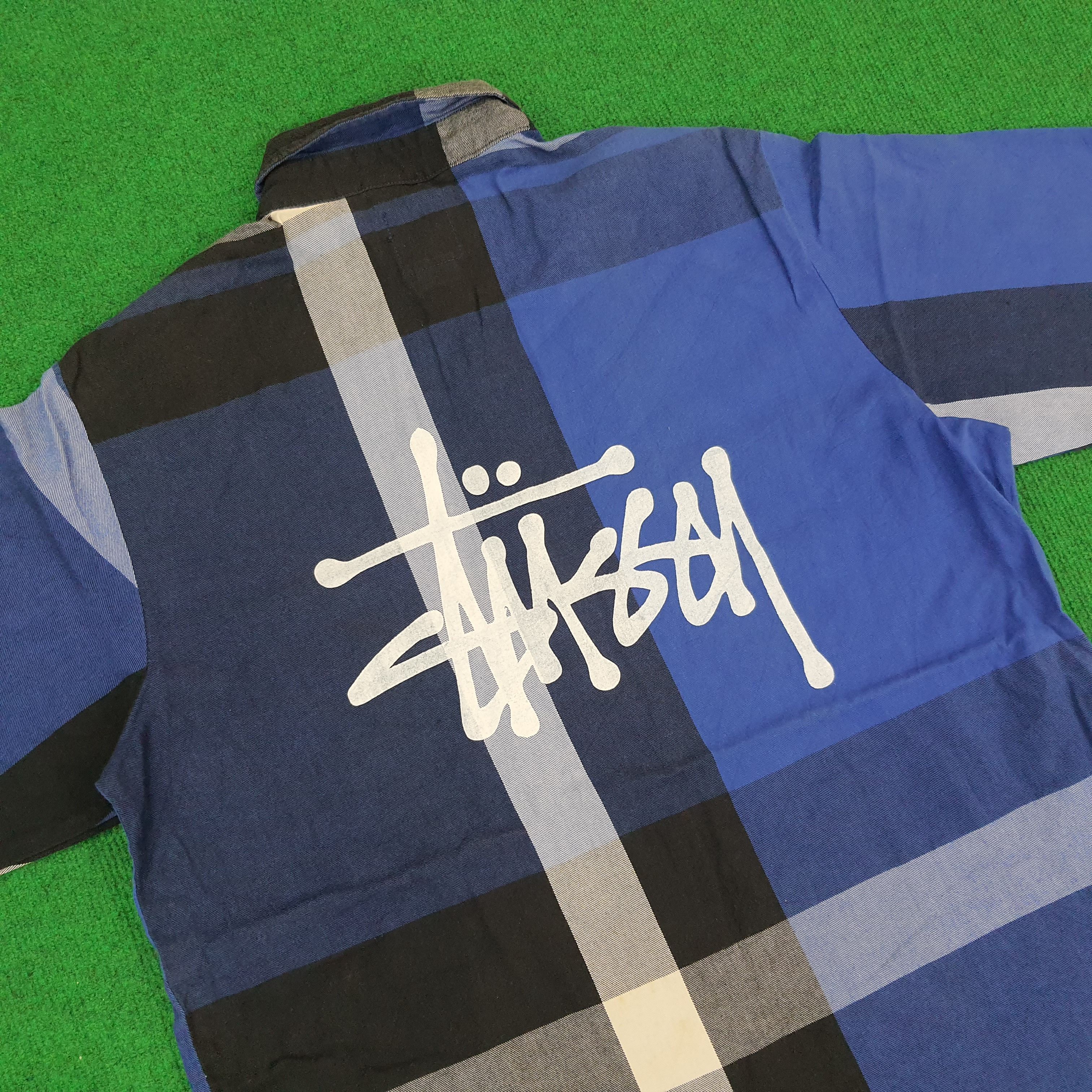 Stussy Vintage Stussy Logo Custom Back Hit Shirt Size US M / EU 48-50 / 2 - 2 Thumbnail