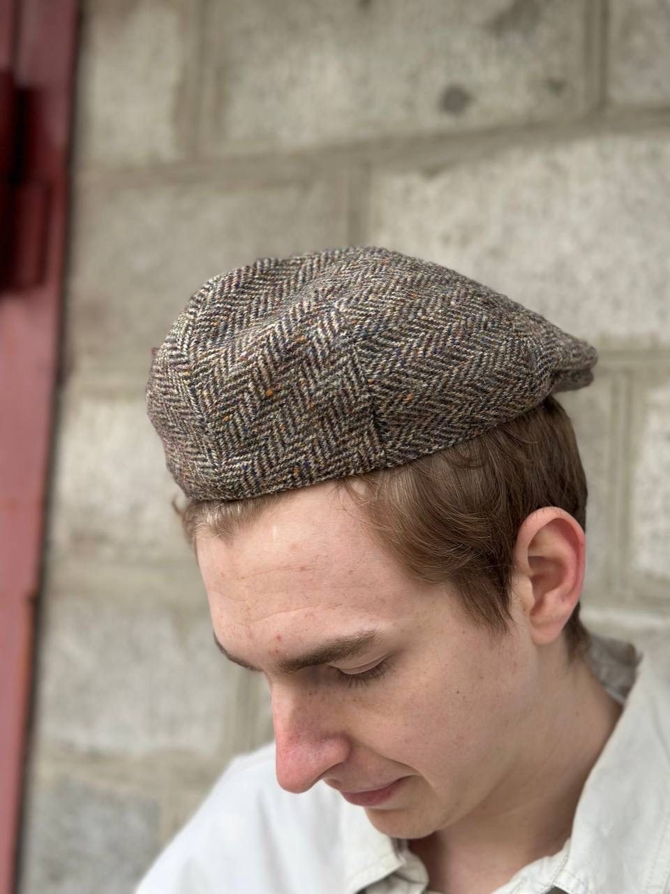 Harris Tweed Luxury Harris Tweed Hat Cap Size 55 Wool Y2K 00s USA Size ONE SIZE - 7 Thumbnail