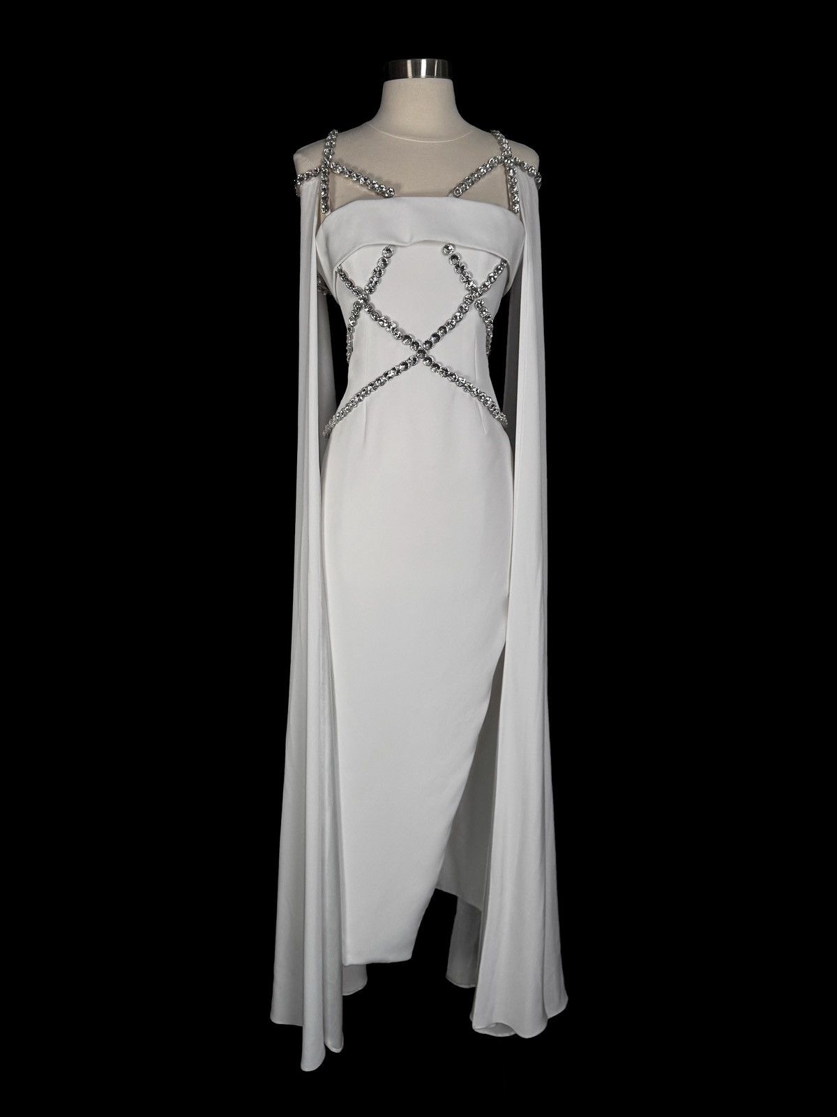 Other Brand New US 4 Georges Hobeika Evening Gown Stones Detailed Size S / US 4 / IT 40 - 1 Thumbnail