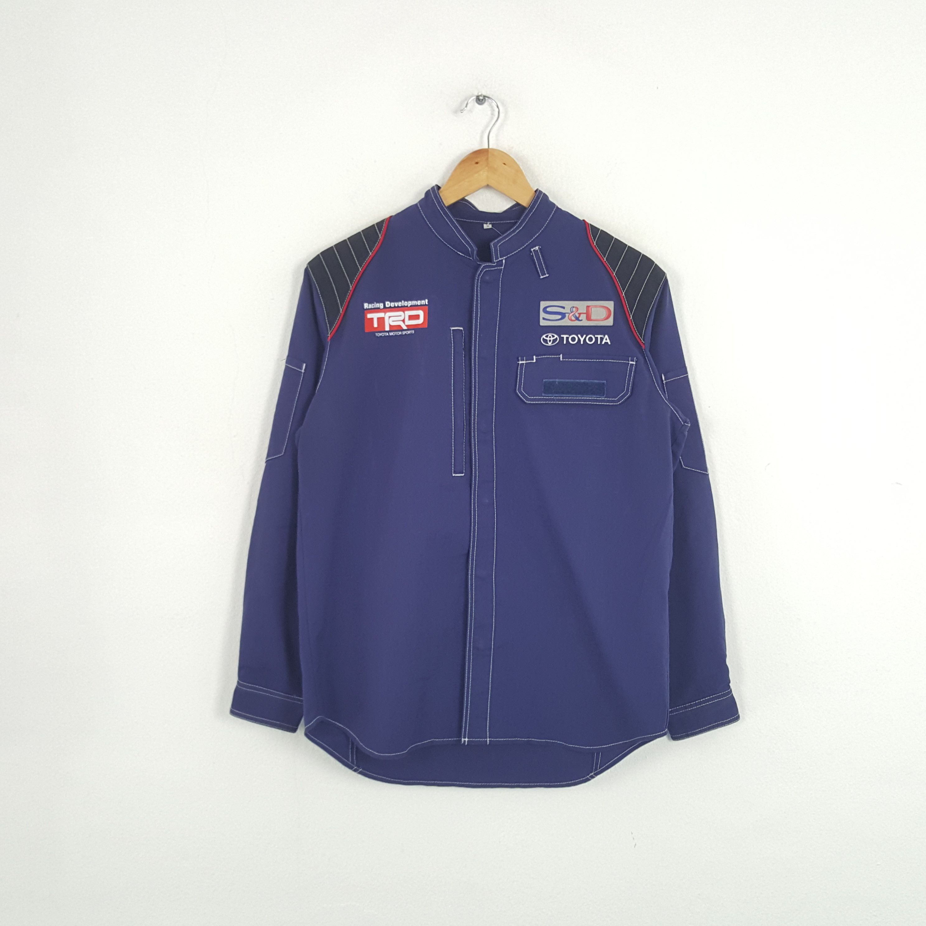 Japanese Brand × Vintage Vintage TRD Toyota Motor Sports Japanese Racing Shirt Jacket Size US M / EU 48-50 / 2 - 3 Thumbnail
