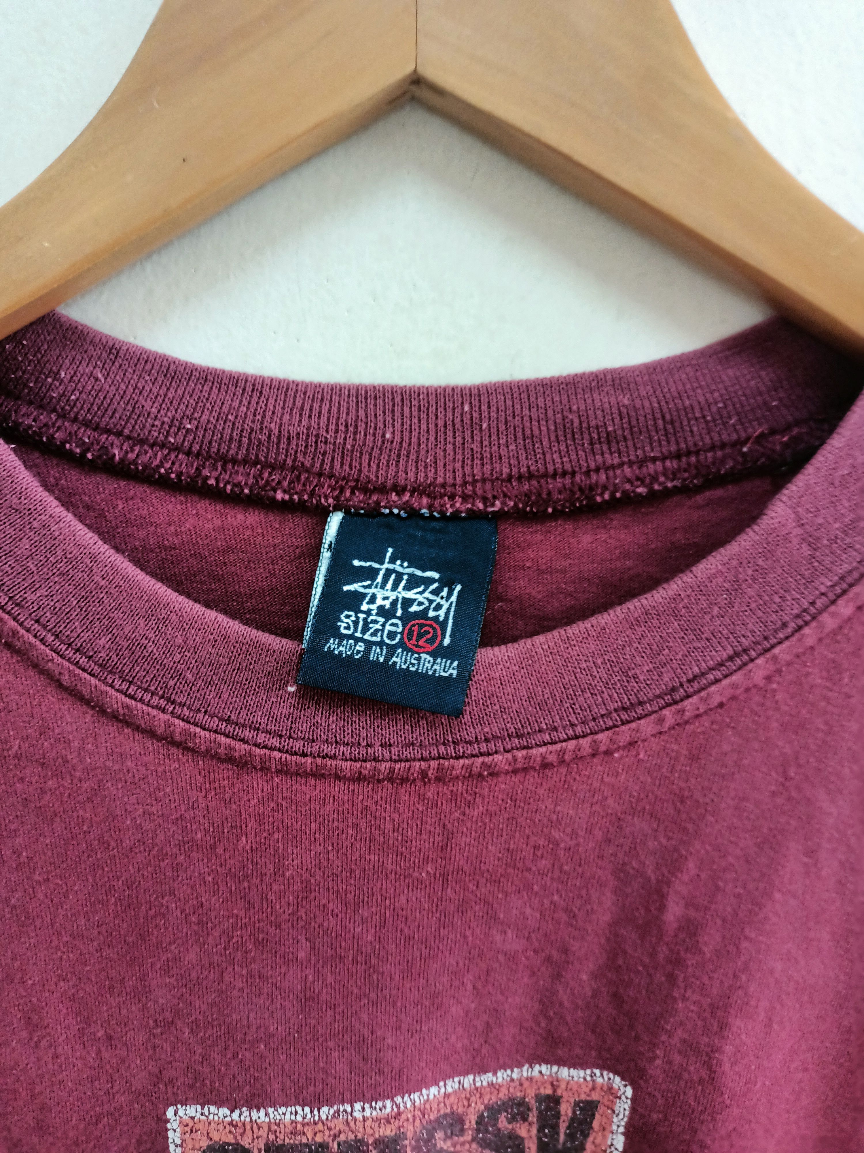 Stussy × Vintage Vintage Stussy t-shirt Made in Australiama Size US S / EU 44-46 / 1 - 3 Thumbnail