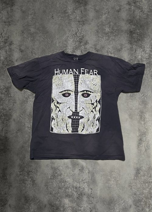 Japanese Brand Saint Michael 'Human Fear' Washed T-Shirt | Grailed