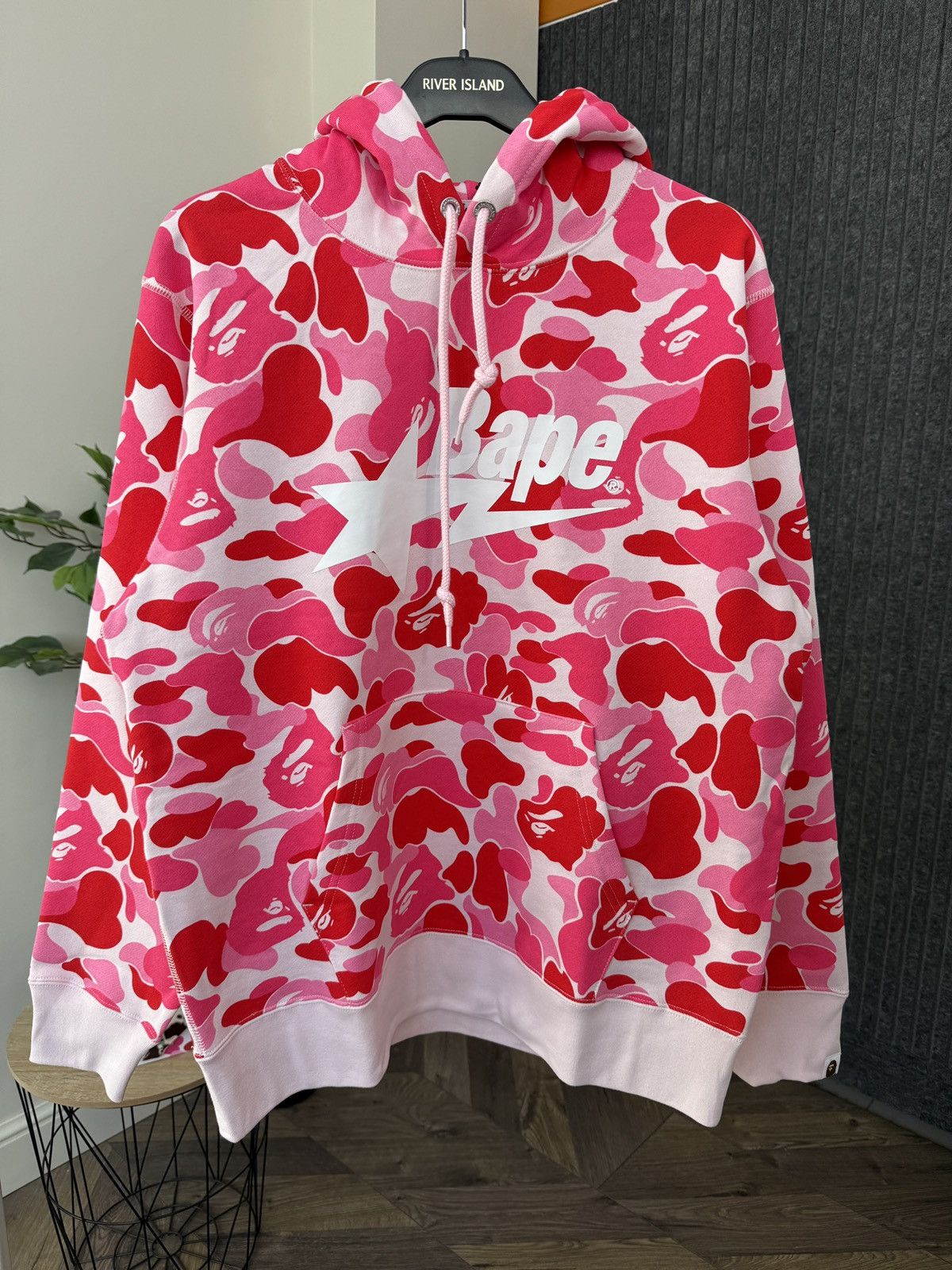 Bape A BATHNIG APE Men's ABC CAMO BAPE STA PULLOVER HOODIE Pink Size US L / EU 52-54 / 3 - 5 Thumbnail