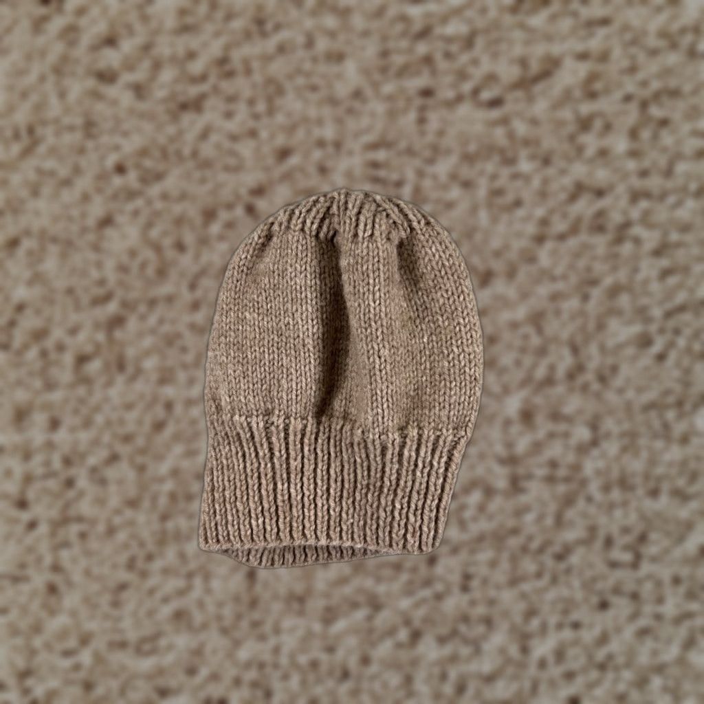 Vintage Vintage Beanie Womens Knit Acrylic Black Solid Ski Casual Winter Fall Spring Size ONE SIZE - 1 Thumbnail