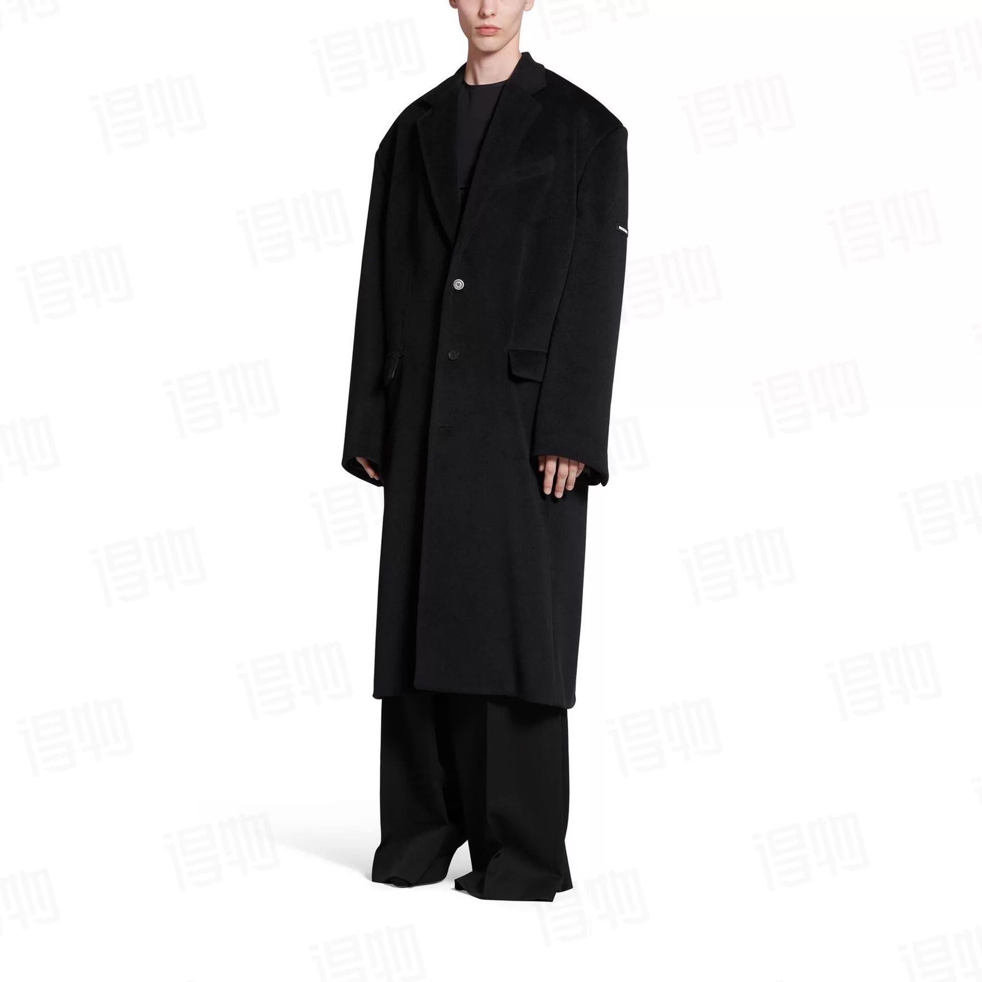 Balenciaga Balenciaga Classic Oversized Wool Unisex Coat Size 1 Size US S / EU 44-46 / 1 - 8 Thumbnail