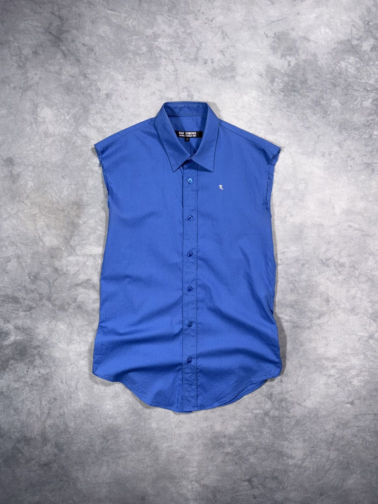 Raf Simons Raf Simons Aw07/08 Archive Distressed Sleveless Shirt Size US M / EU 48-50 / 2 - 1 Thumbnail
