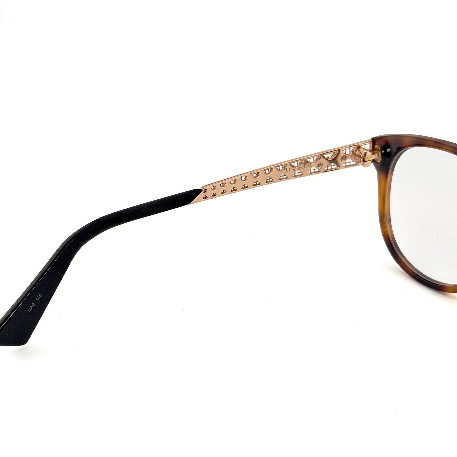 Christian Dior Monsieur CHRISTIAN DIOR DIORAMA Gold Brown DIORAMAO2 Optical Size ONE SIZE - 2 Thumbnail